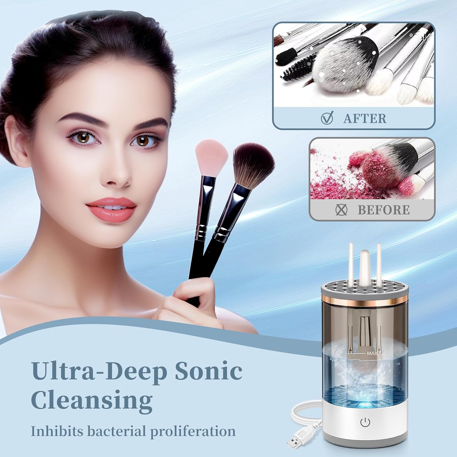ELECTRIC Makeup Brush Cleaner