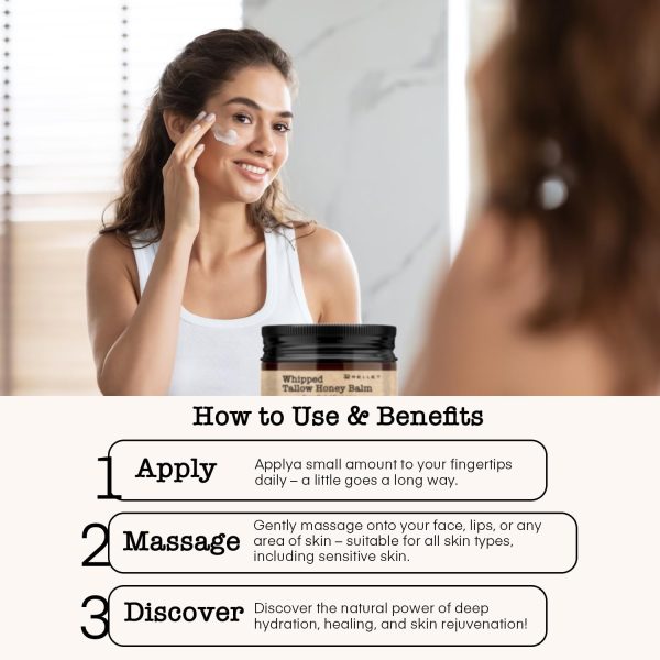 RELLET GLOW Beef Tallow and Honey Balm for Skin