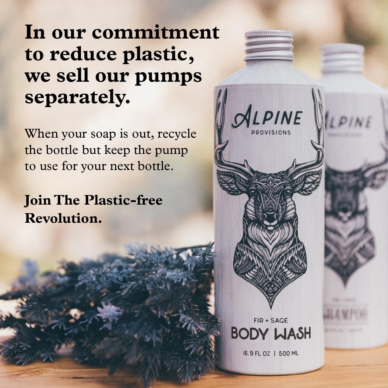 ALPINE PROVISIONS Cedar & Sandalwood Hand Soap