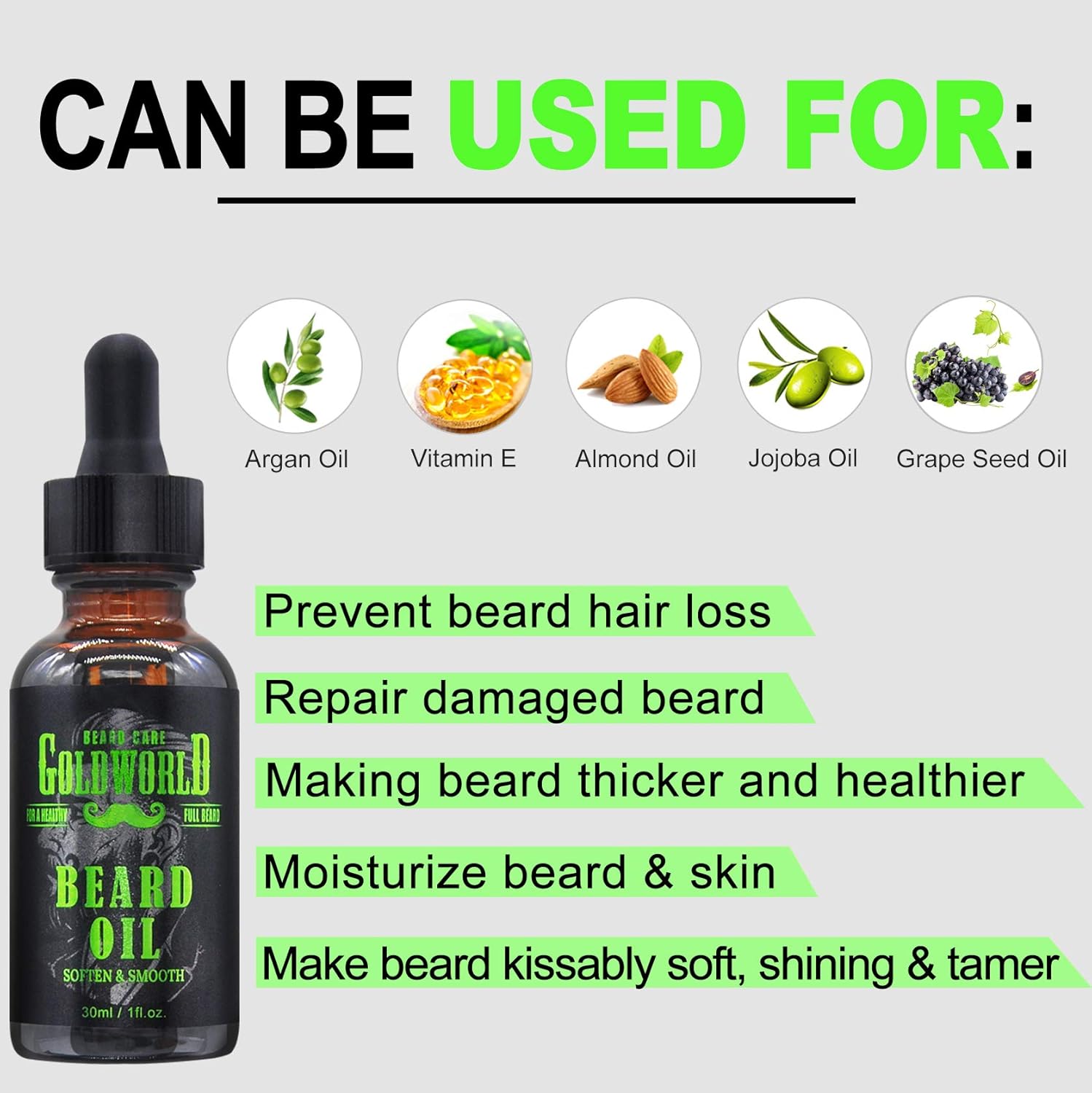 GOLDWORLD Professional Beard Grooming Kit