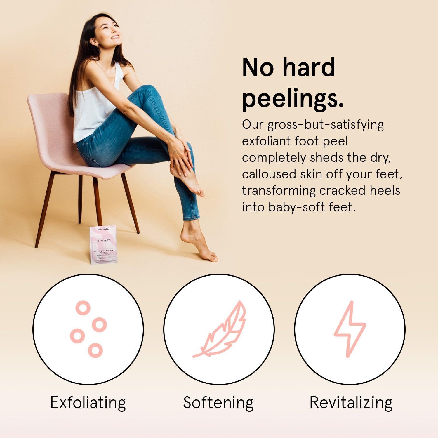 GRACE & STELLA Exfoliating Foot Peel Mask