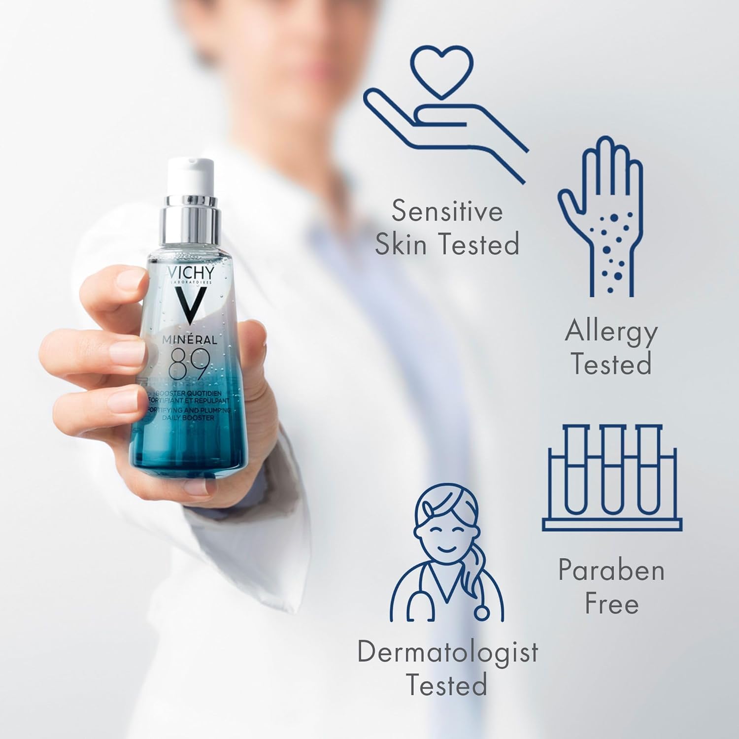 VICHY Mineral 89 Hydrating Face Serum - 1 oz