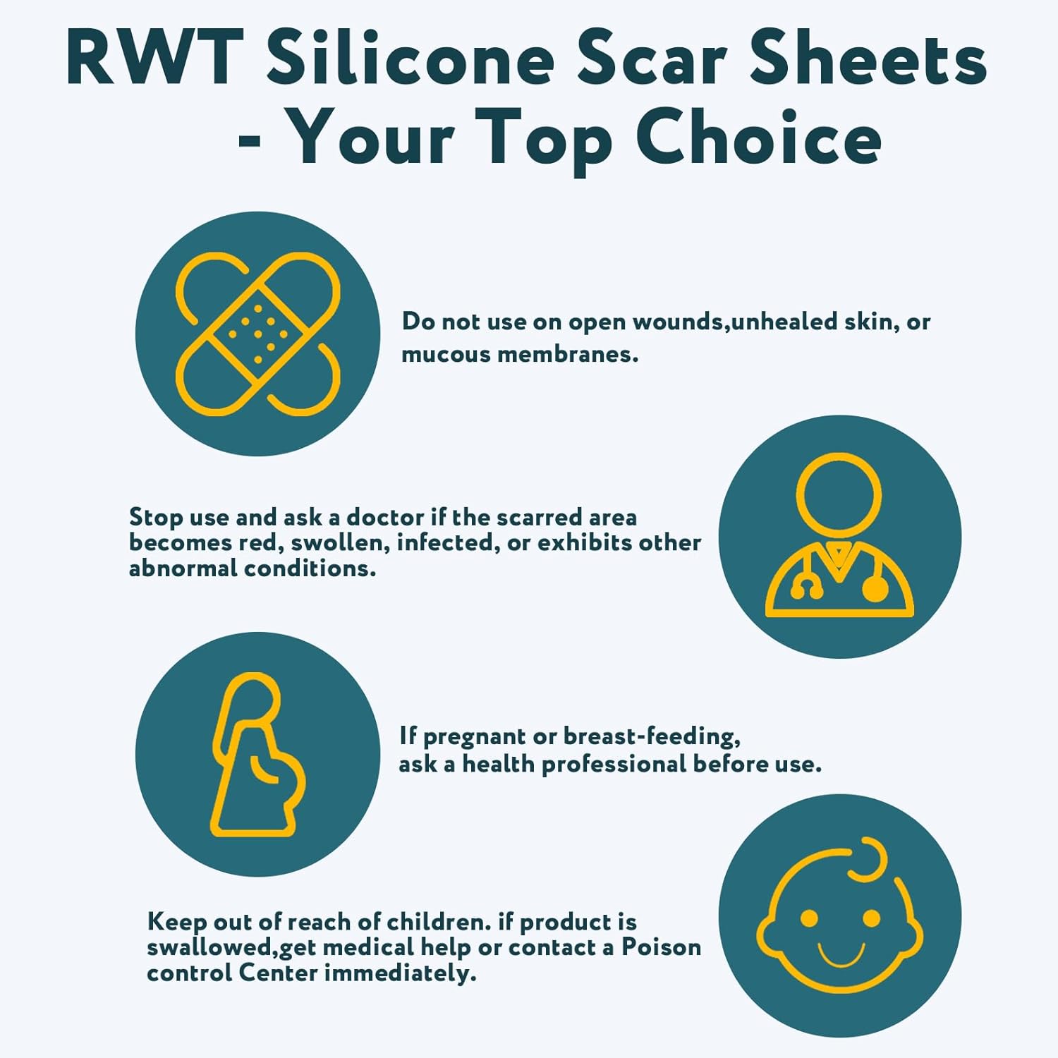 R'NT Silicon Premium Scar Sheets