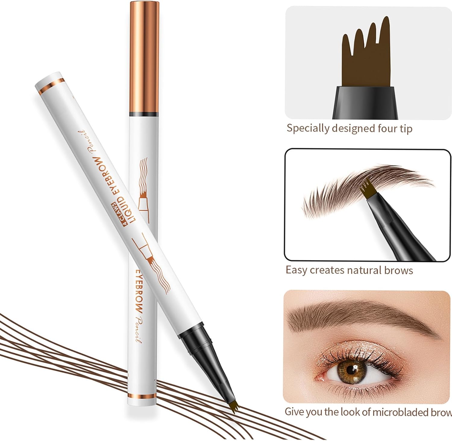 QIC 4 Claws Liquid eyebrow pencil
