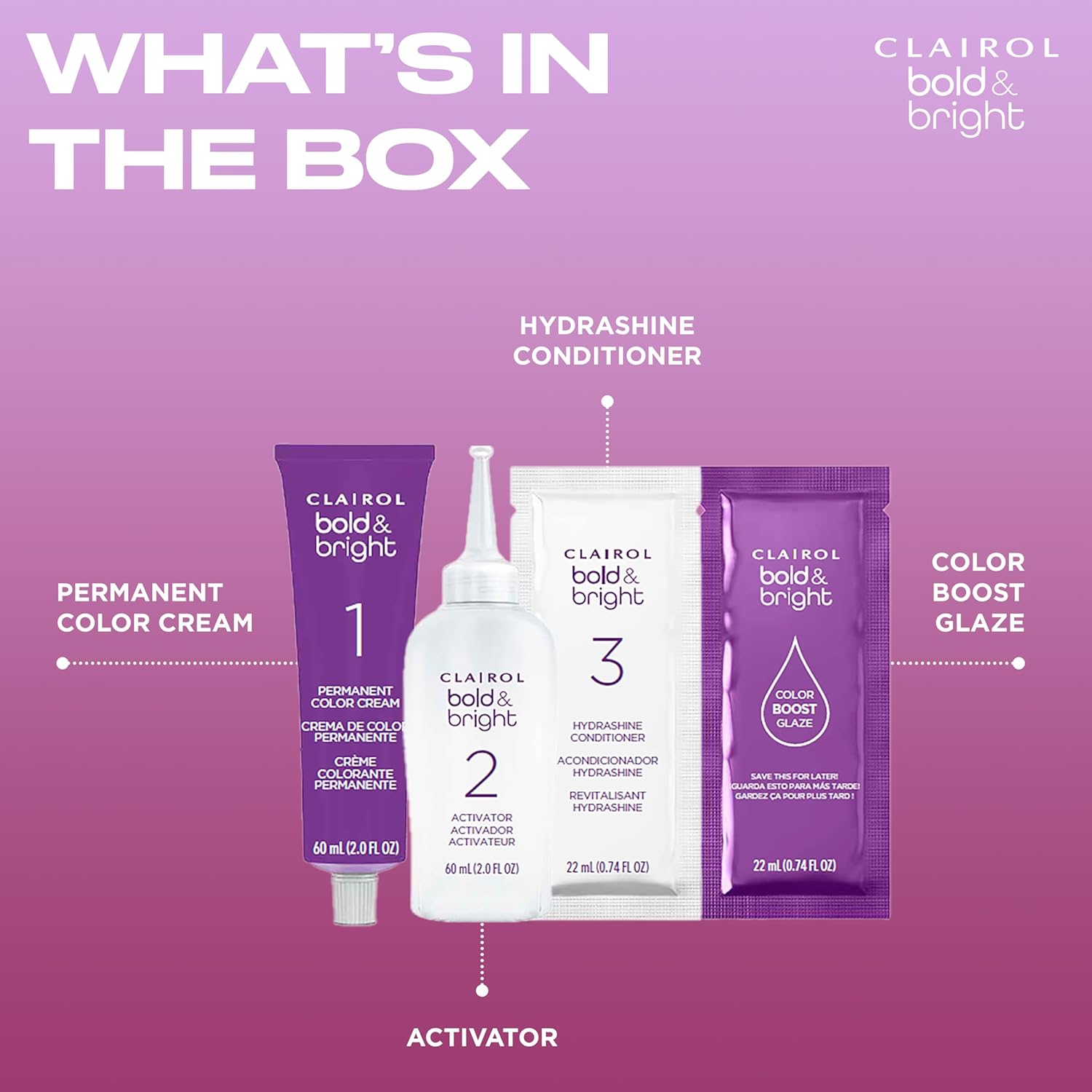 CLAIROL Bold & Bright Permanent Hair Dye