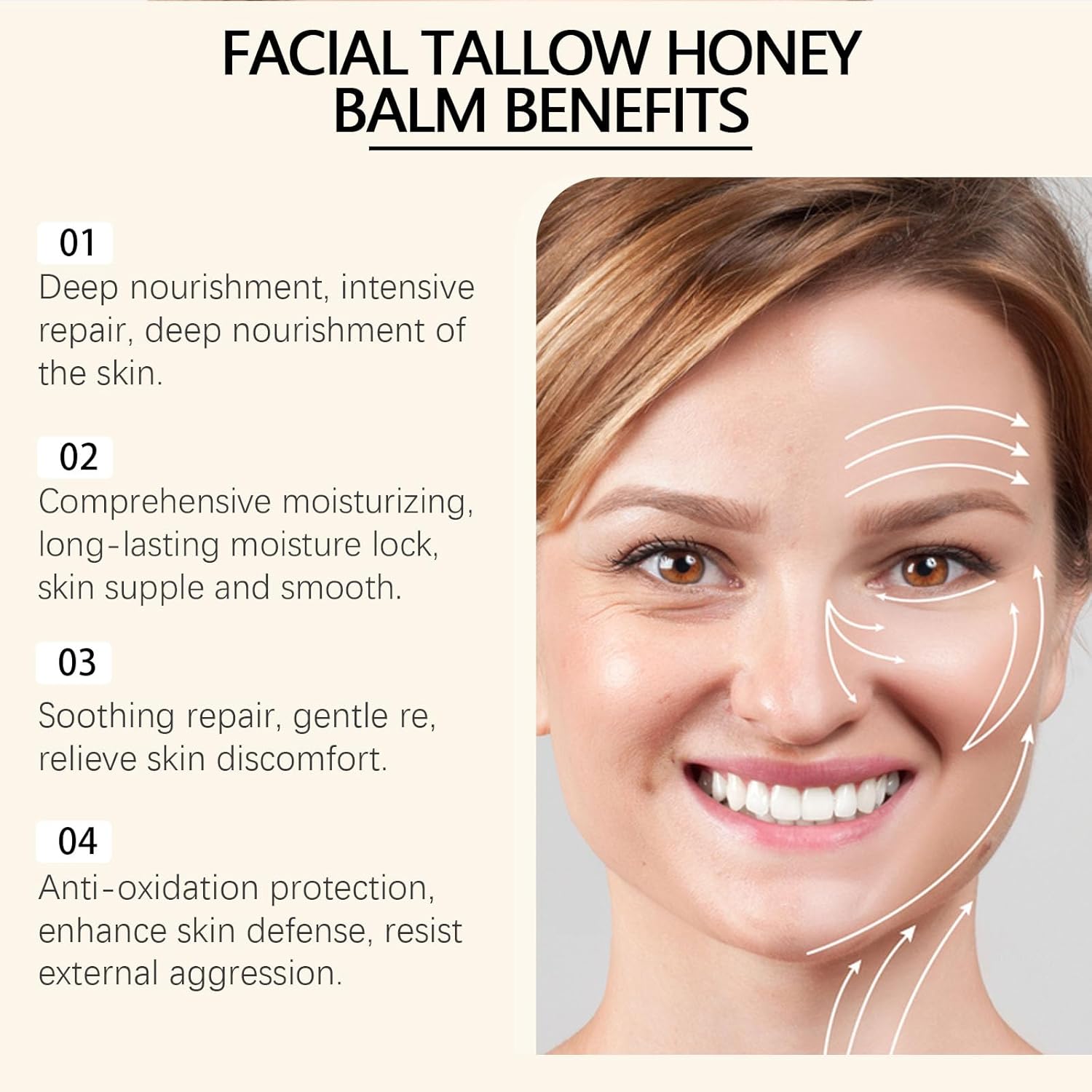 OUHOE Facial Tallow Honey Balm