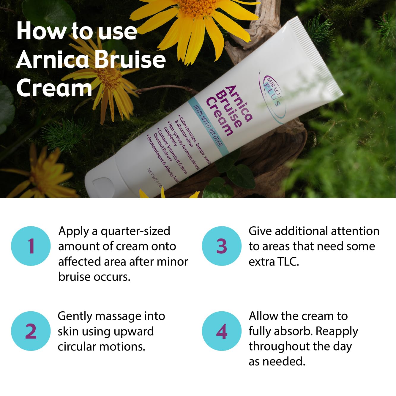 MIRACLE Plus Arnica Bruise Cream