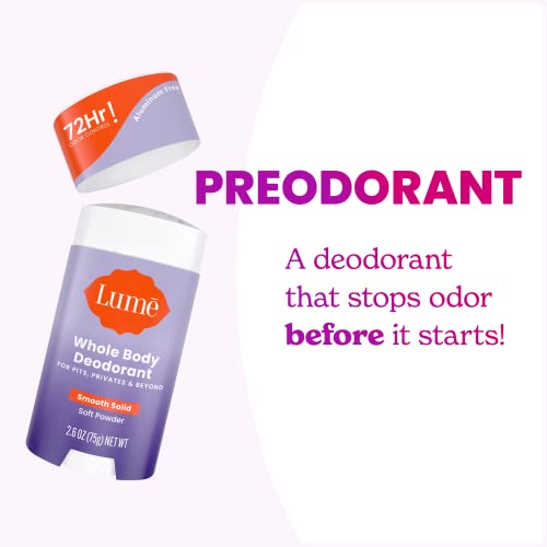 LUME Whole Body Smooth Solid Deodorant