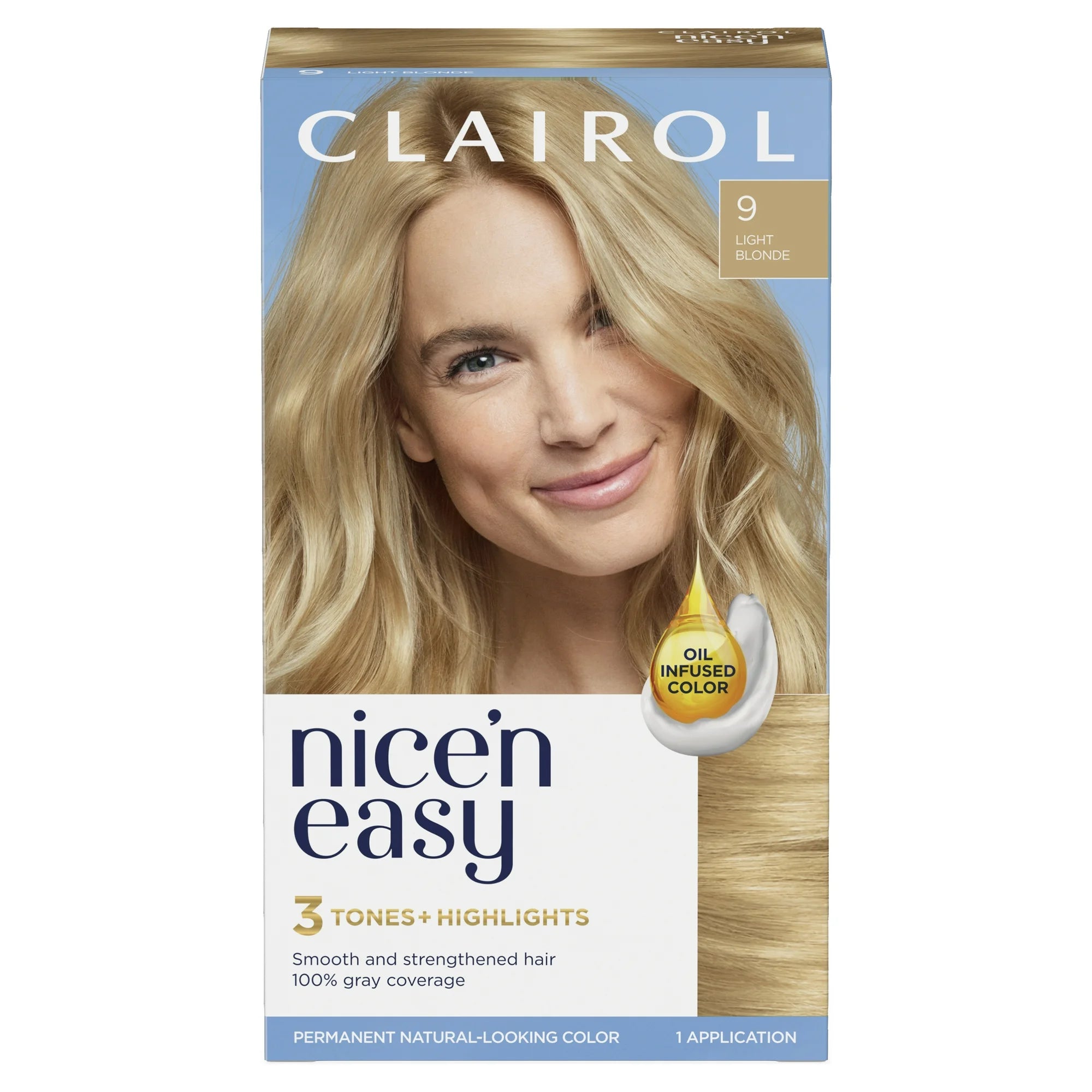 Tinte permanente para el cabello CLAIROL Nice'n Easy 3 tonos + reflejos 