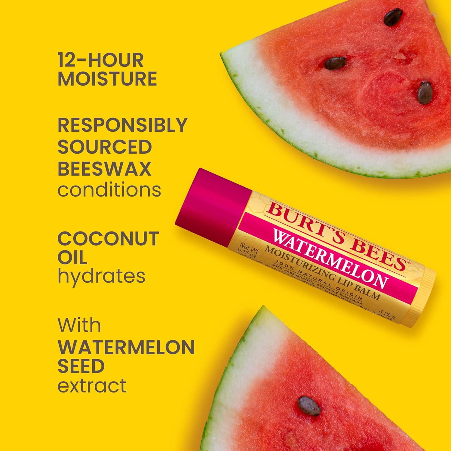 BURT'S BEES Beeswax Bounty Lip Balm (Set 4 Tubes)