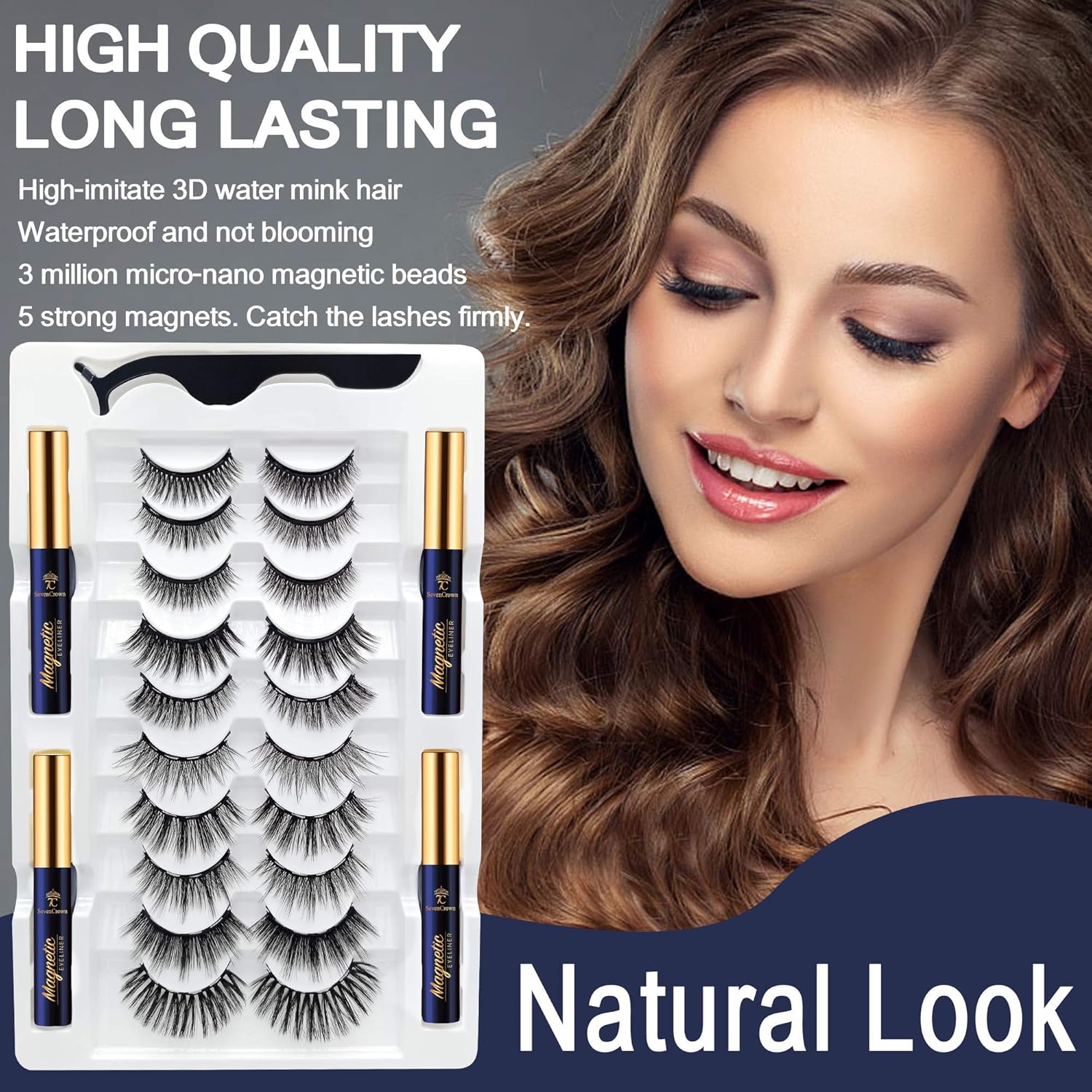 ARISHINE Gorgeous & Flawless Magnetic Eyeliner & Lashes Kit