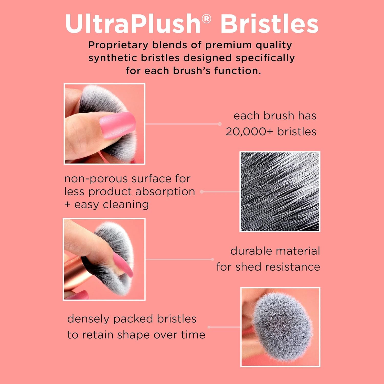 REAL TECHNIQUES Dual-Ended Brow Brush