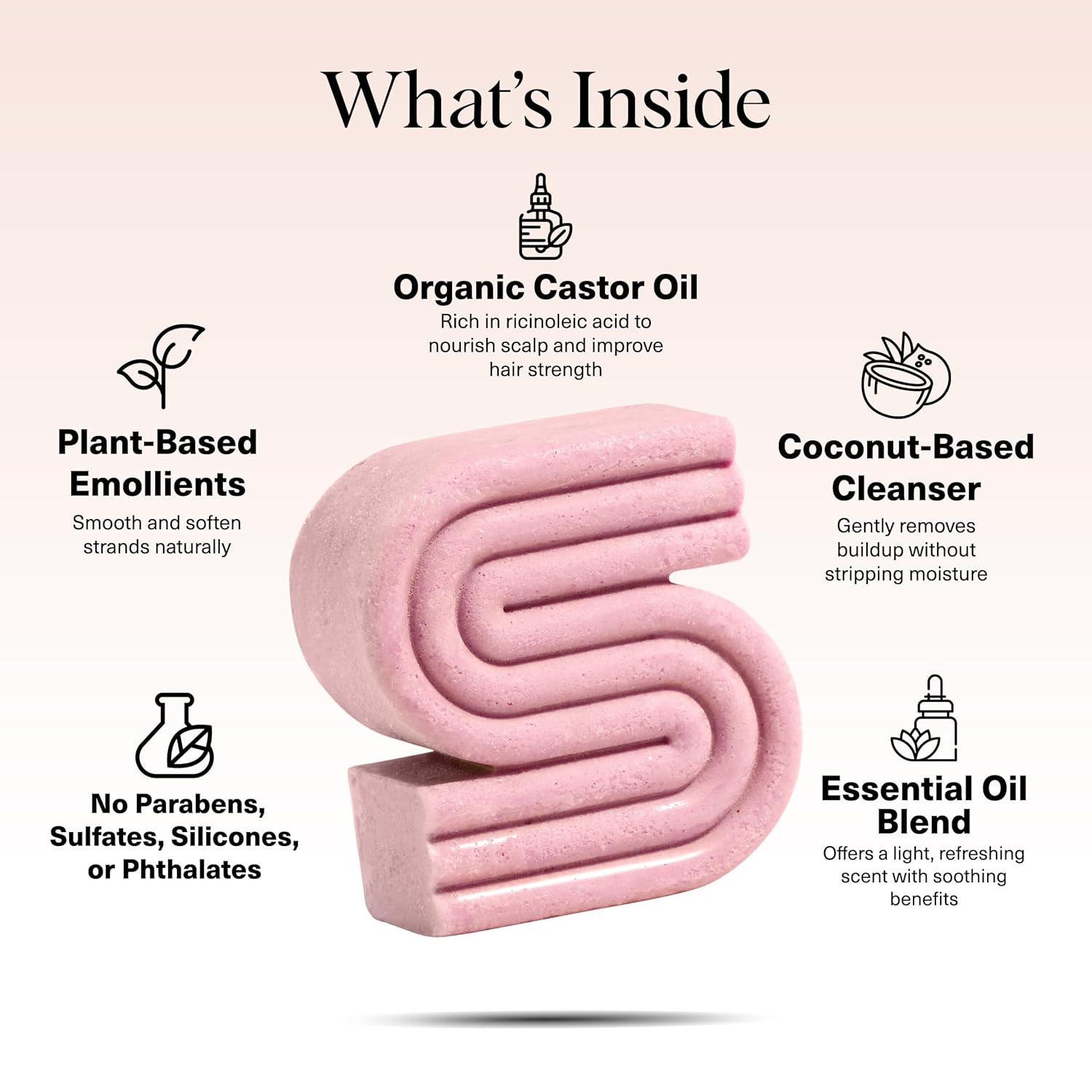 KITSCH Castor Oil Nourishing Shampoo Bar