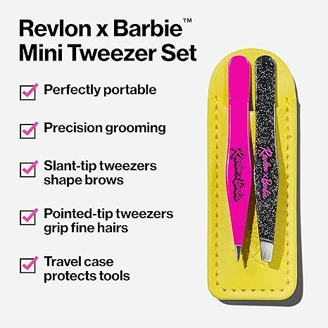 REVLON X Barbie Mini Tweezer Set