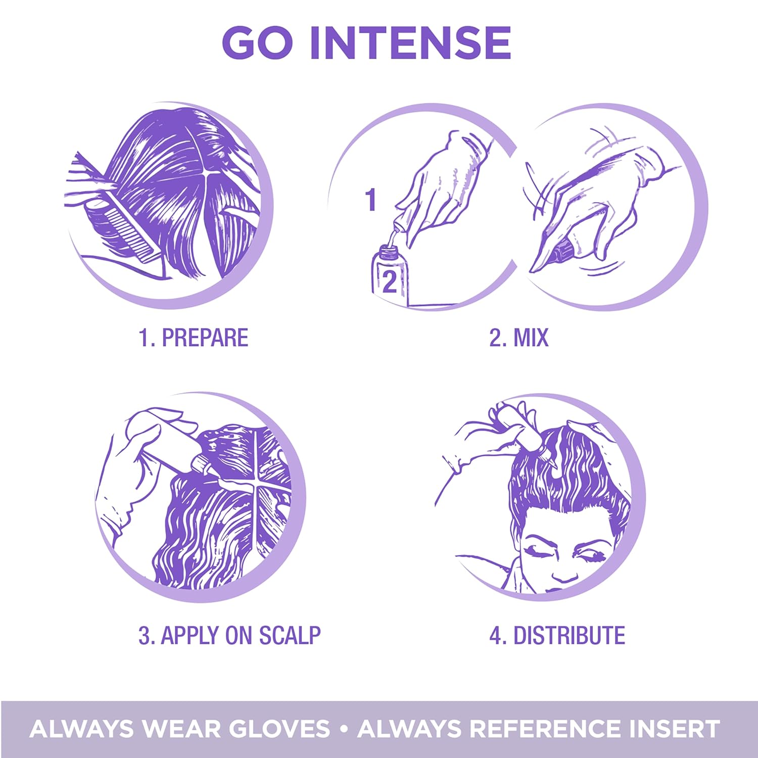 DARK & LOVELY Go Intense! Ultra Vibrant Permanent Hair Color