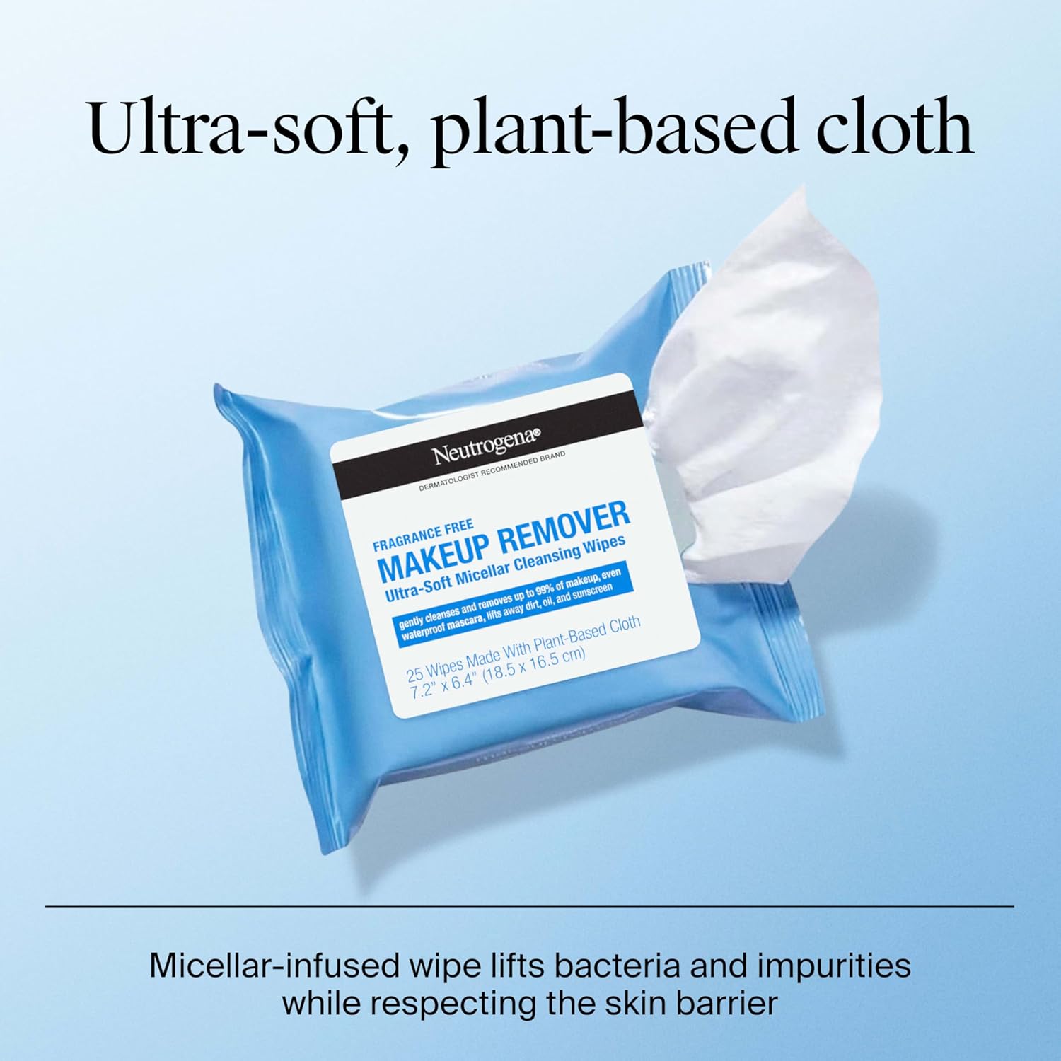 NEUTROGENA Fragrance Free Remover Wipes - 25ct
