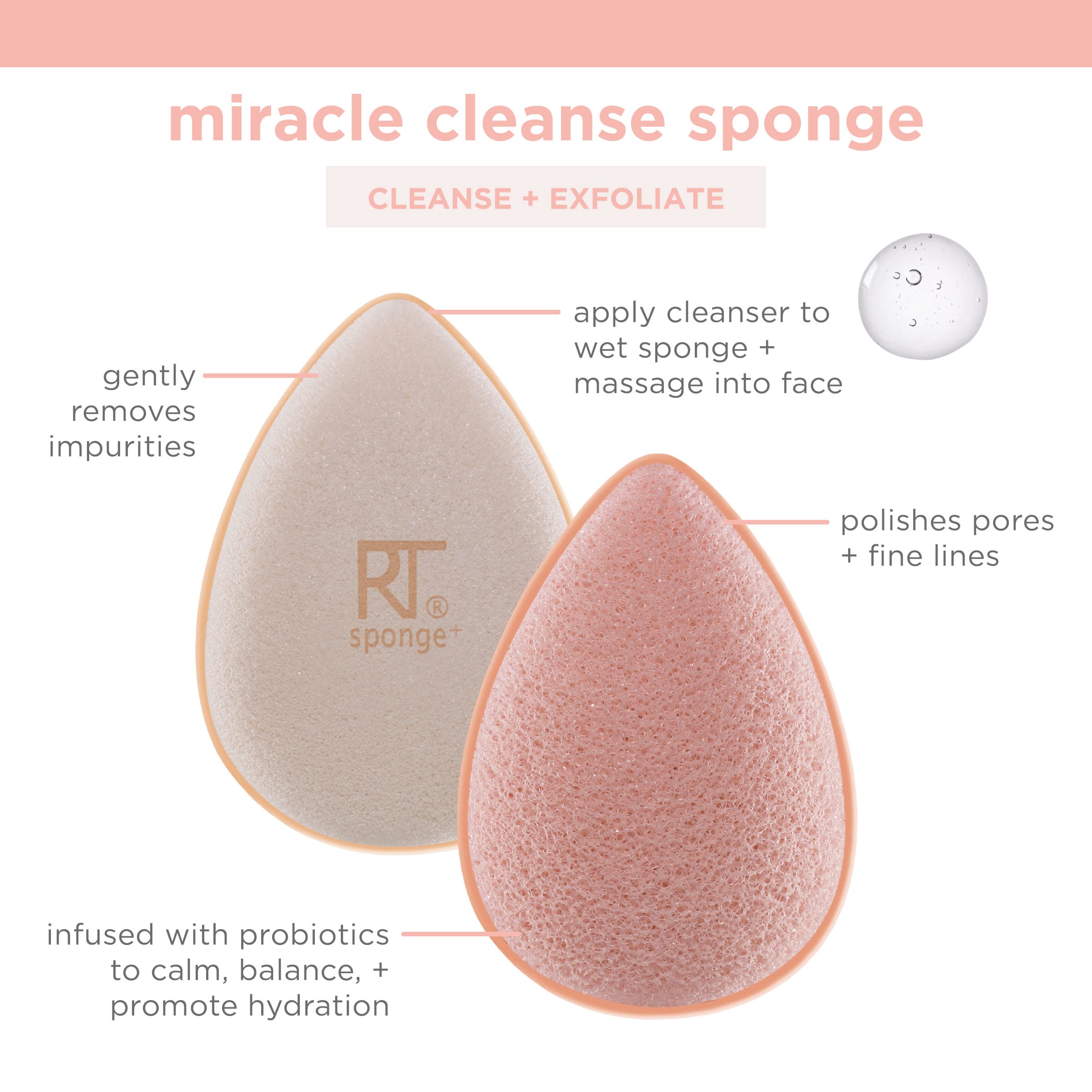 REAL TECHNIQUES Miracle Cleanse Sponge