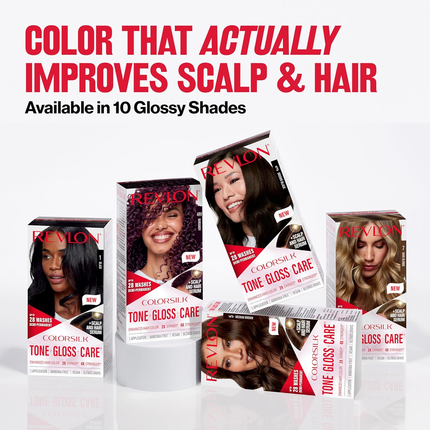ColorSilk Tone + Gloss + Care Demi Permanent Hair Color
