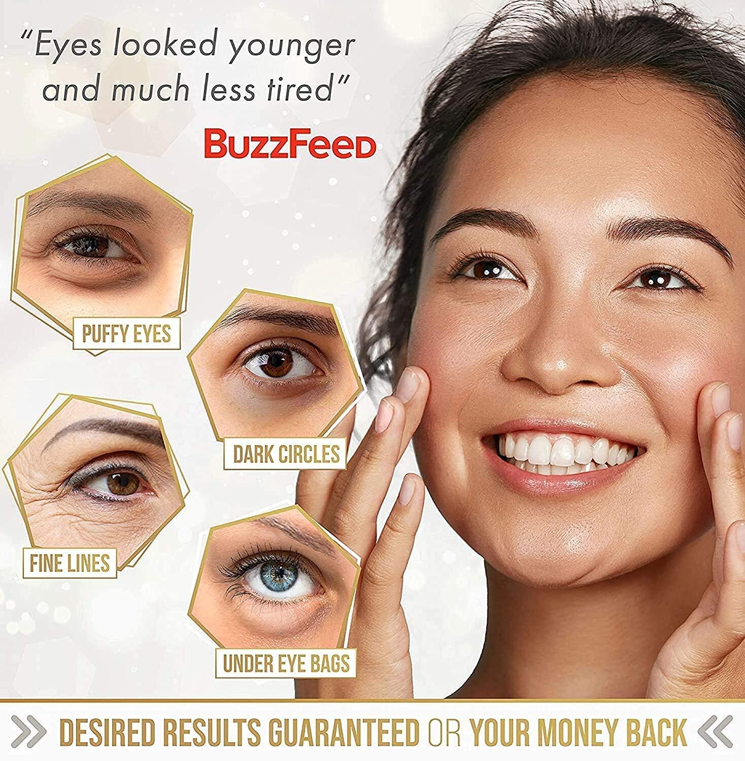 DERMORA 24K Golden Glow Under Eye Patches