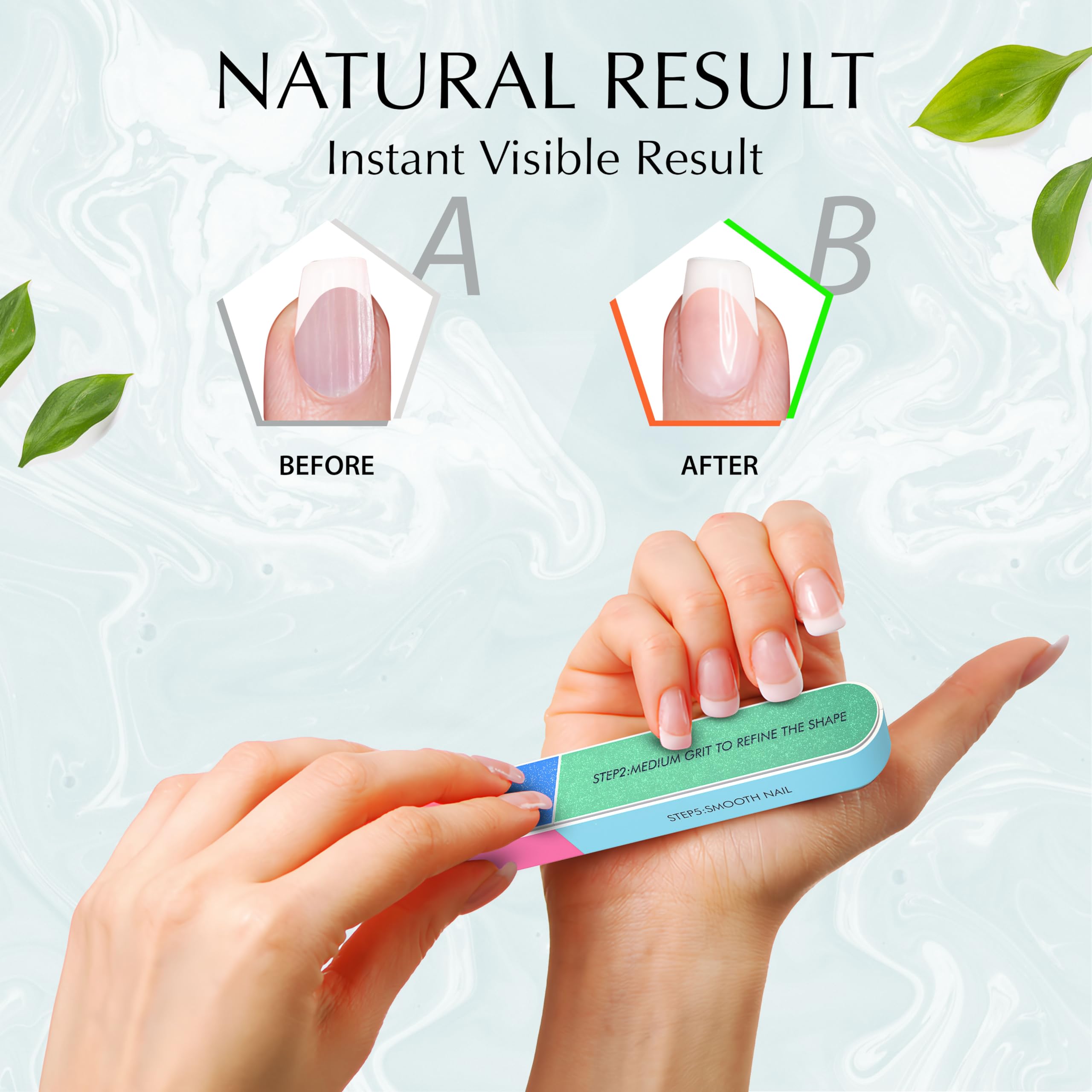 PRETTY SAVVY 7-Way Nail Buffing Block