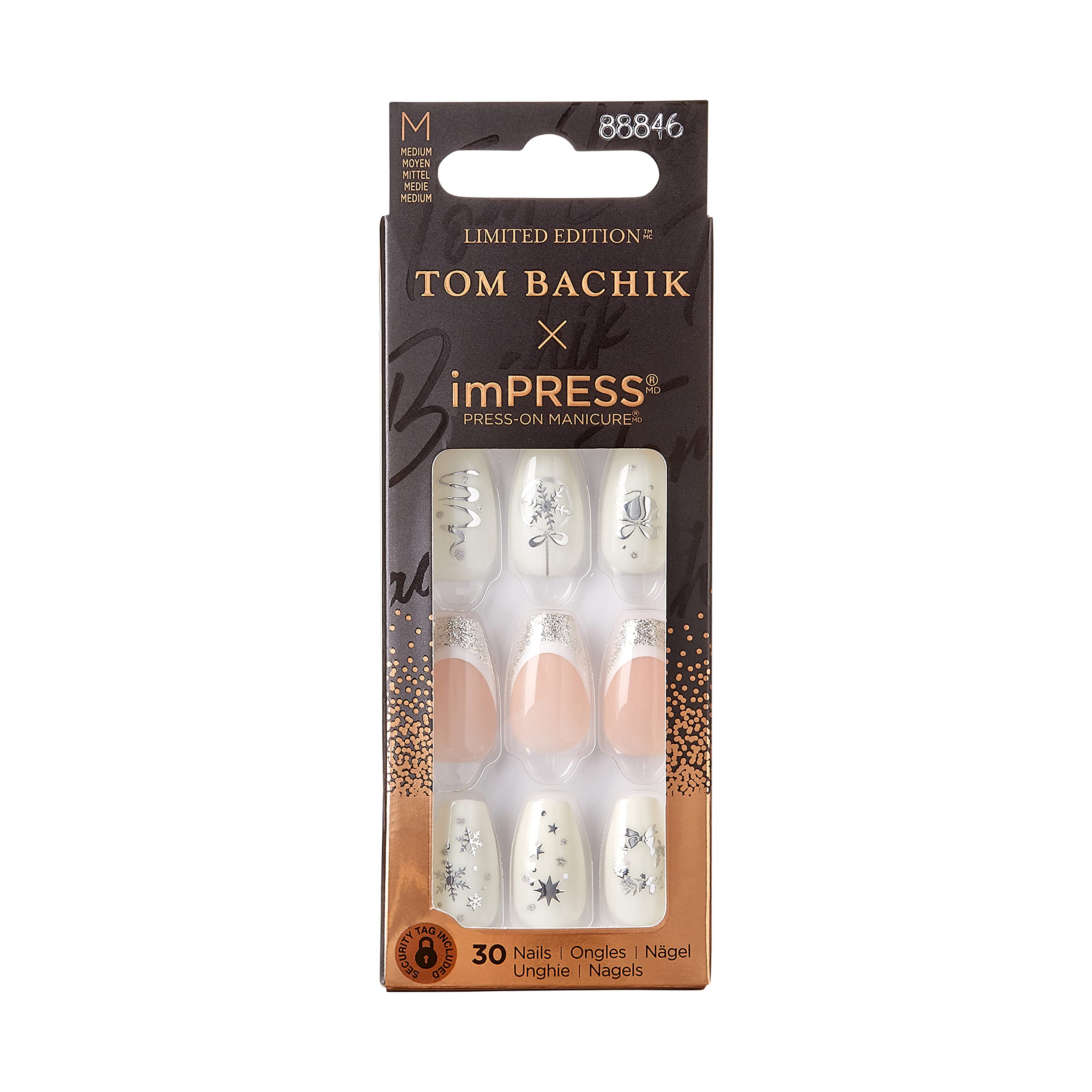 Tom Bachik x imPRESS press-on manicure holiday collection