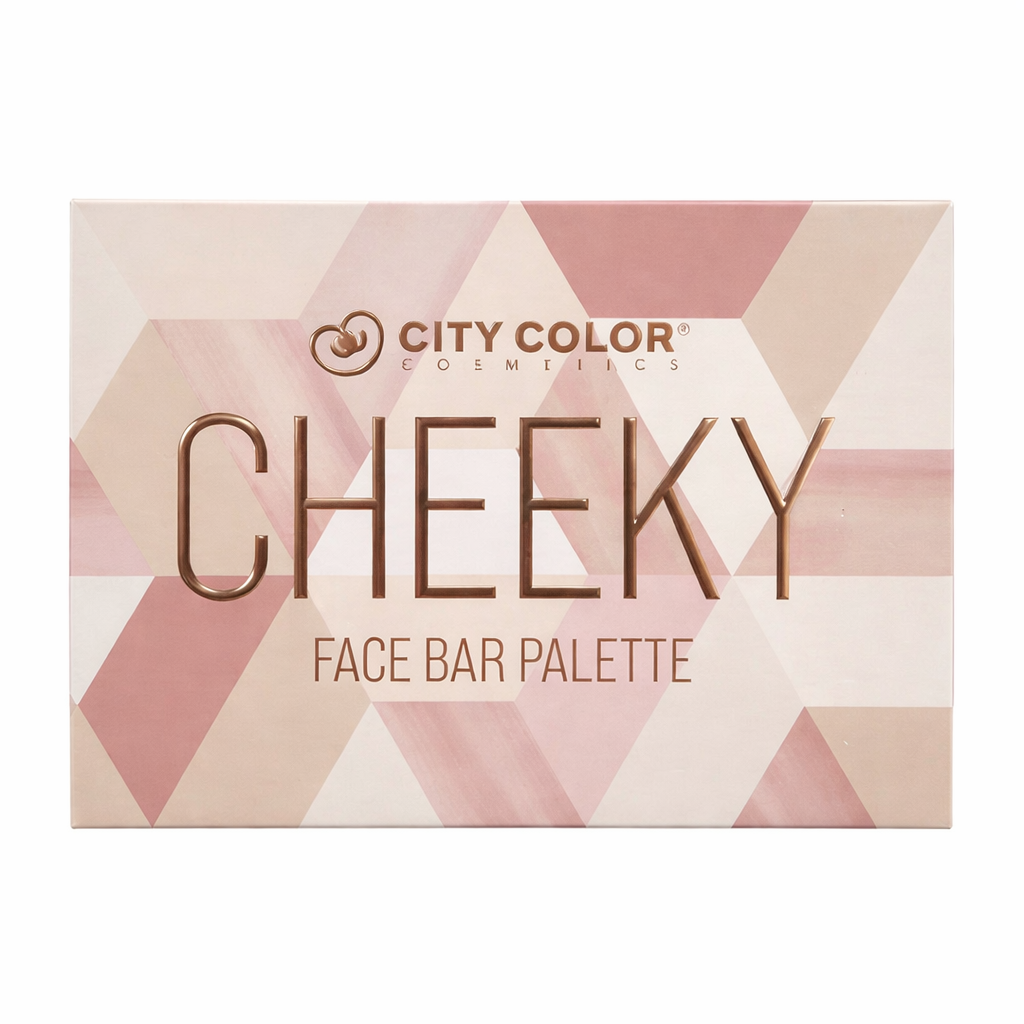 Cheeky 6 Shade Face Bar Palette - Blush, Bronzer & Highlighter