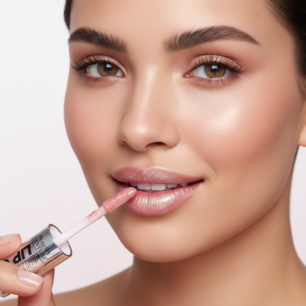 Hydrating 5 Piece Lip Oil Set - Infused with Vitamin E, Ballerina