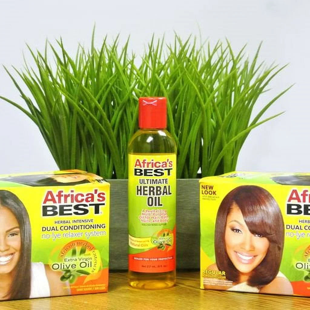 AFRICA'S Best No-Lye Hair Relaxer Kit Regular
