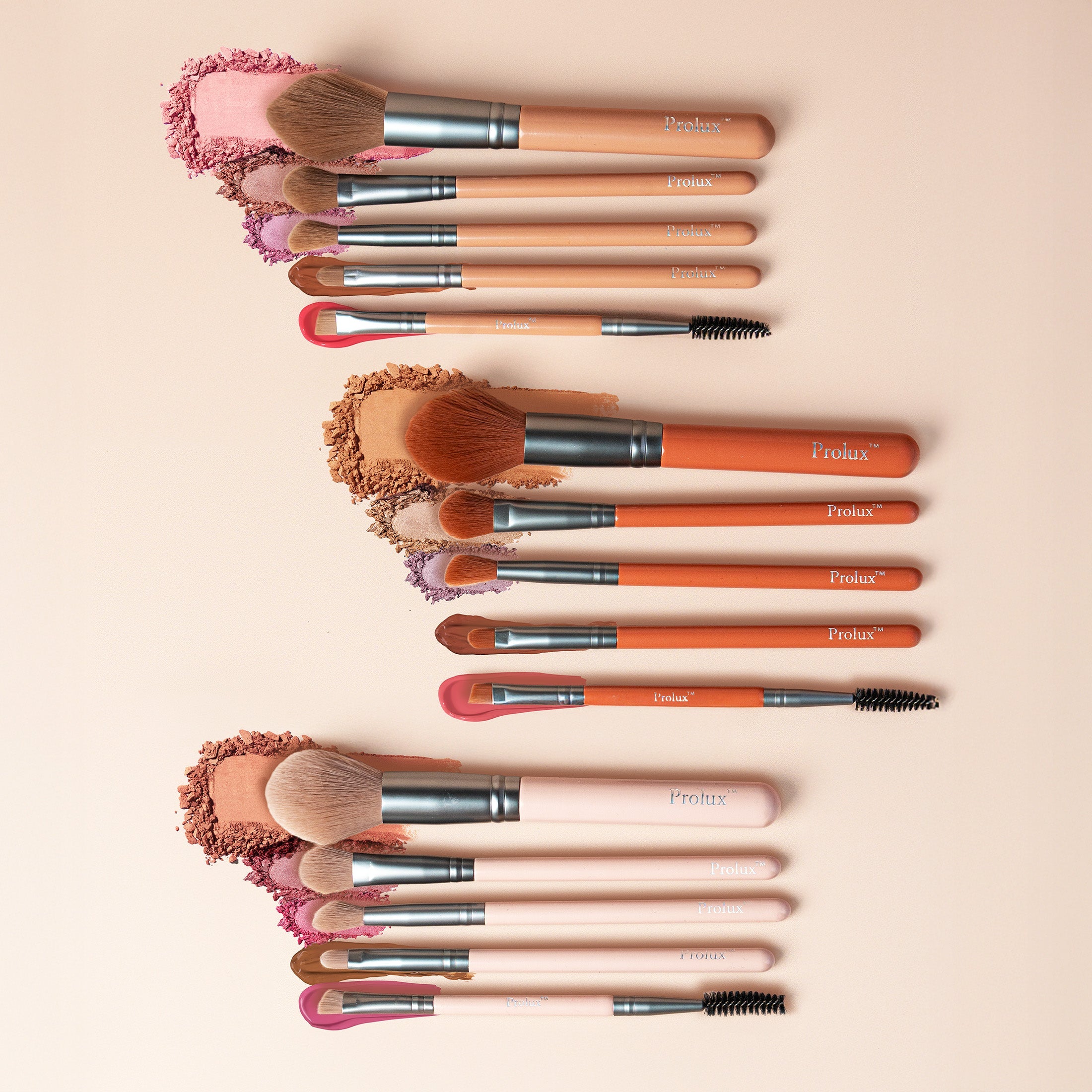 PROLUX Makeup Brush Set: 5pc count