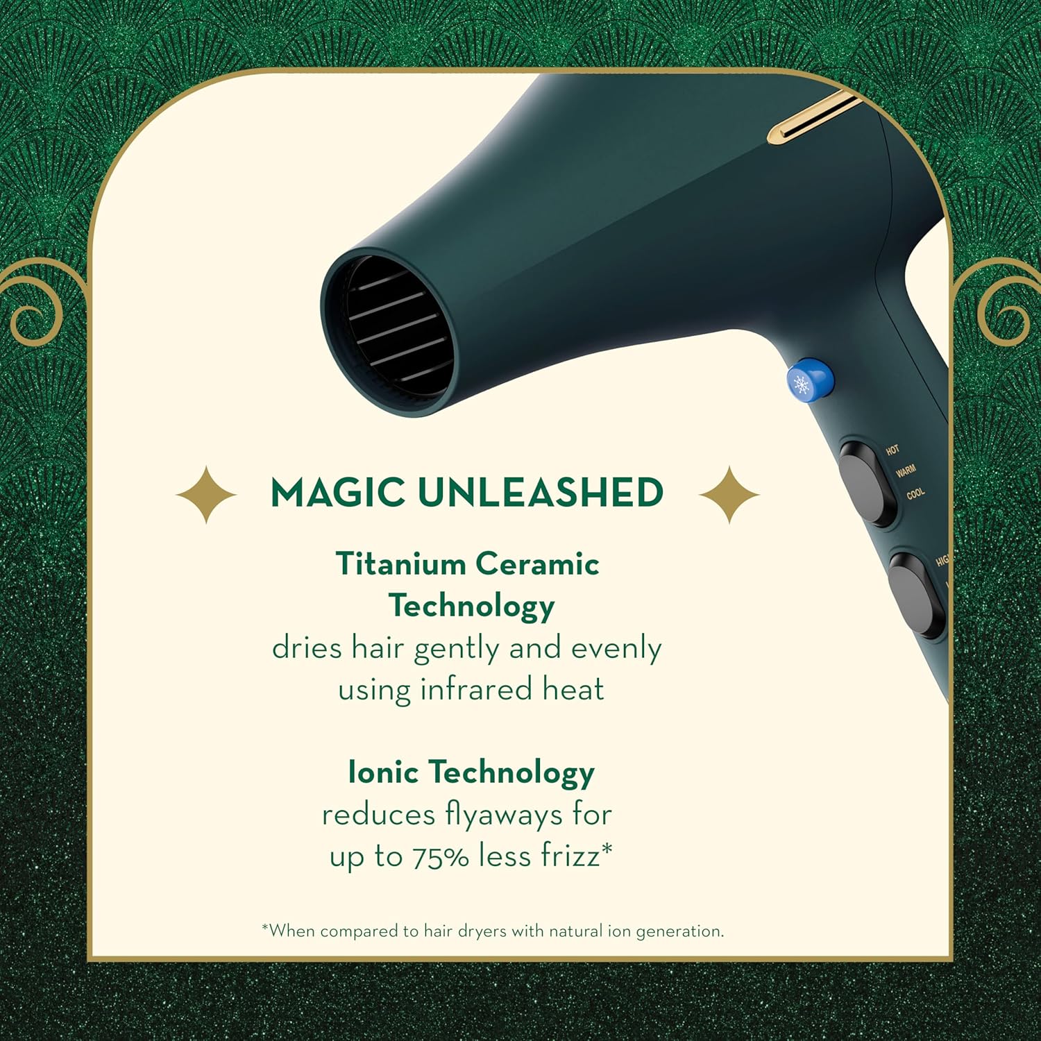 CONAIR Wicked Elphaba Defy Gravity Plasma Dryer