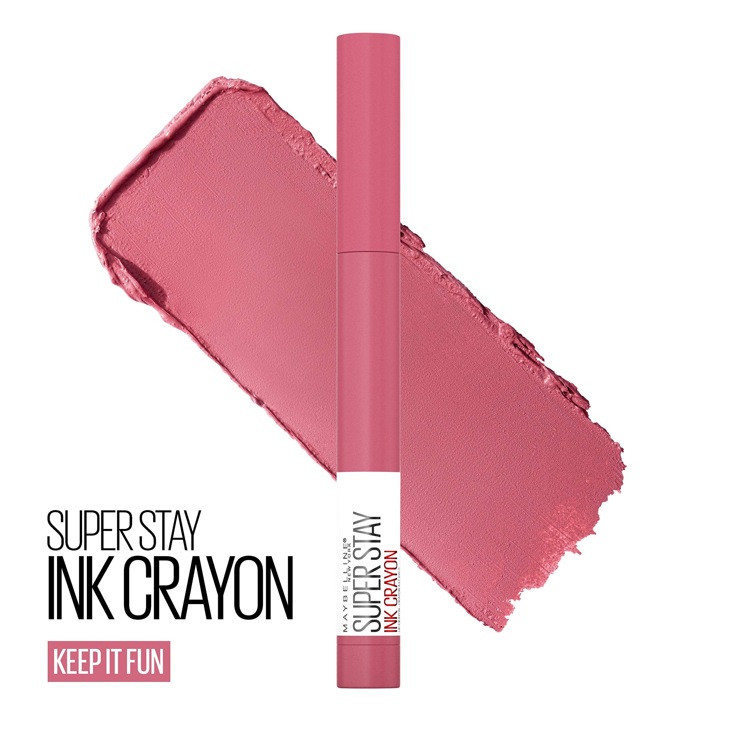 Lápiz labial mate de larga duración SuperStay Ink Crayon de MAYBELLINE 