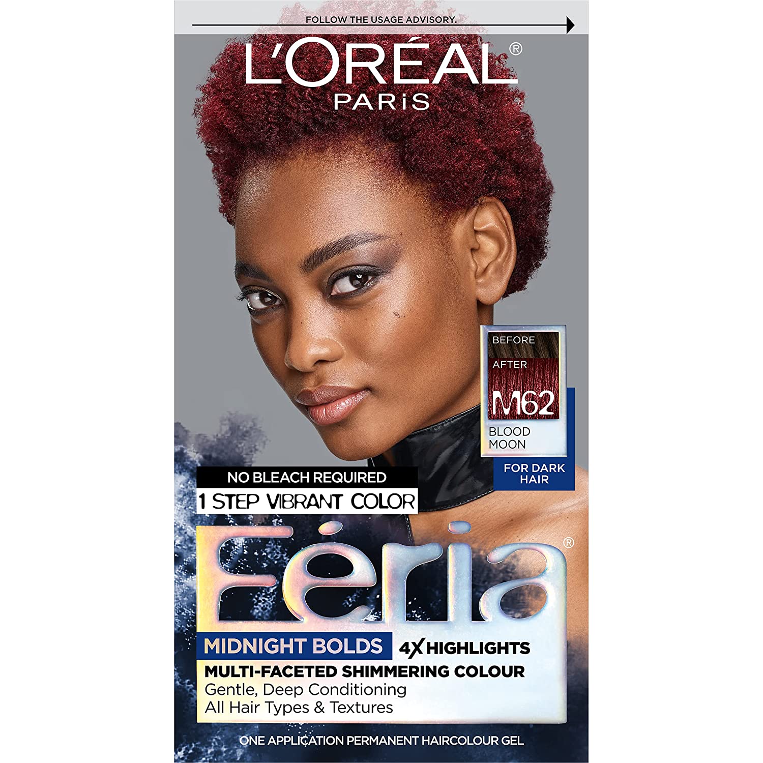 L'OREAL Feria Multi-Faceted Shimmering Permanent Hair