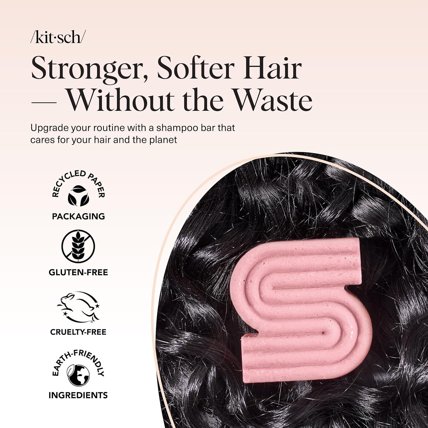 KITSCH Castor Oil Nourishing Shampoo Bar