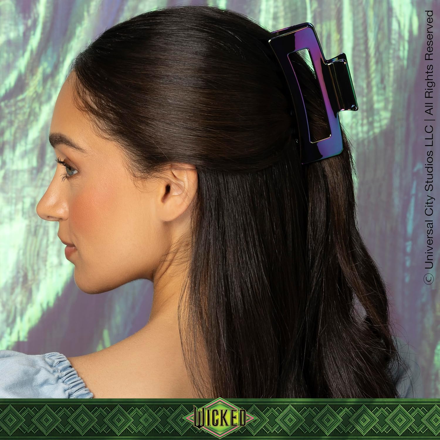 Set de regalo de accesorios para el cabello SCUNCI by Conair Wicked Elphaba (3 unidades) 