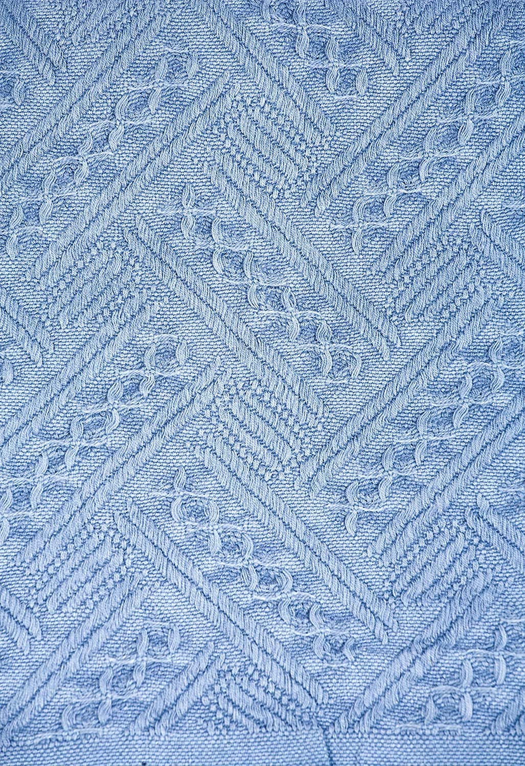 Kasentex 100% Cotton Soft Knitted Throw Blanket, Room Decor, Graduation Gifts, Fathers Day Gift, Mom Gift