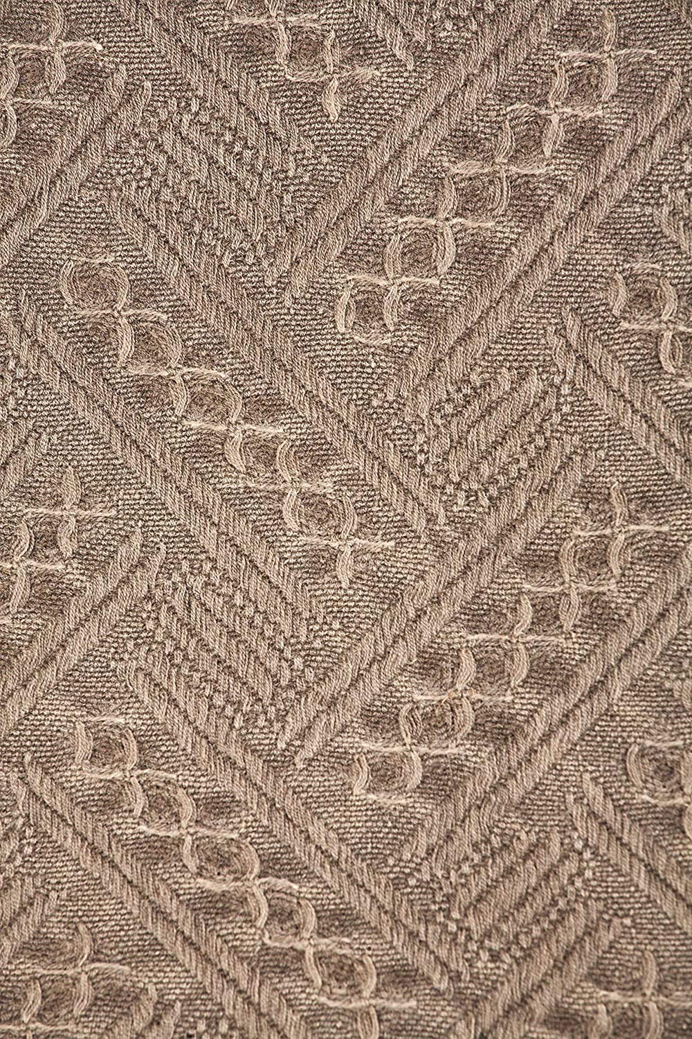 Kasentex 100% Cotton Soft Knitted Throw Blanket, Room Decor, Graduation Gifts, Fathers Day Gift, Mom Gift