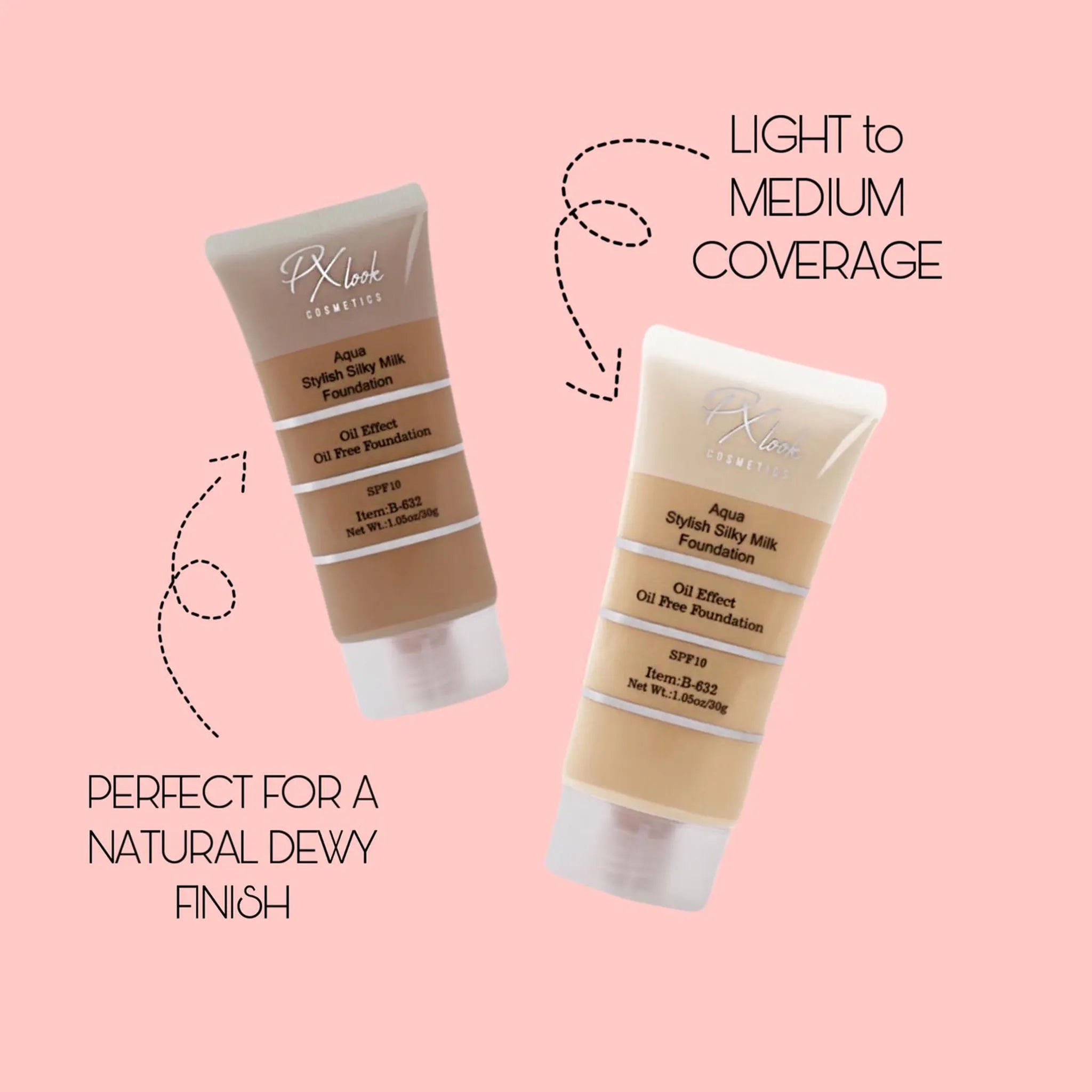 Aqua Stylish Silky Milk Oil Free Foundation