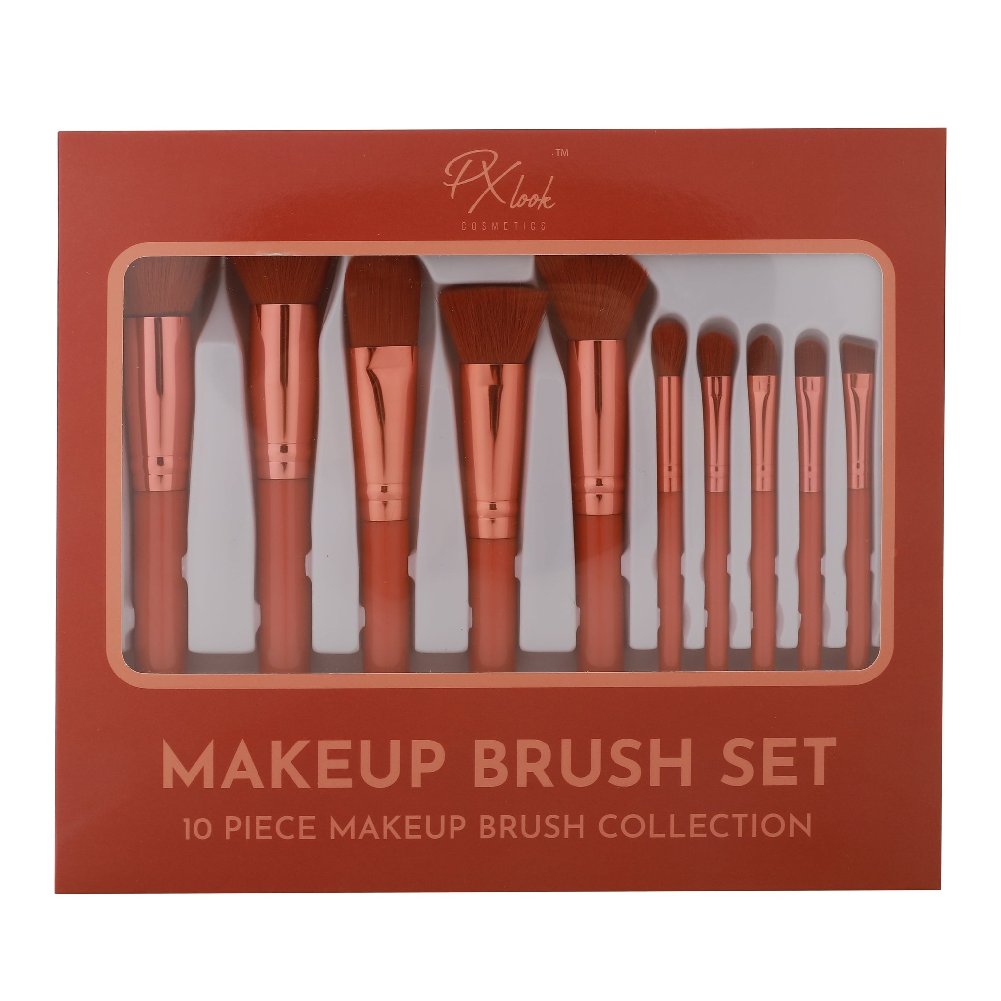 Makeup Brush Set - 10 Piece Makeup Brush Collection