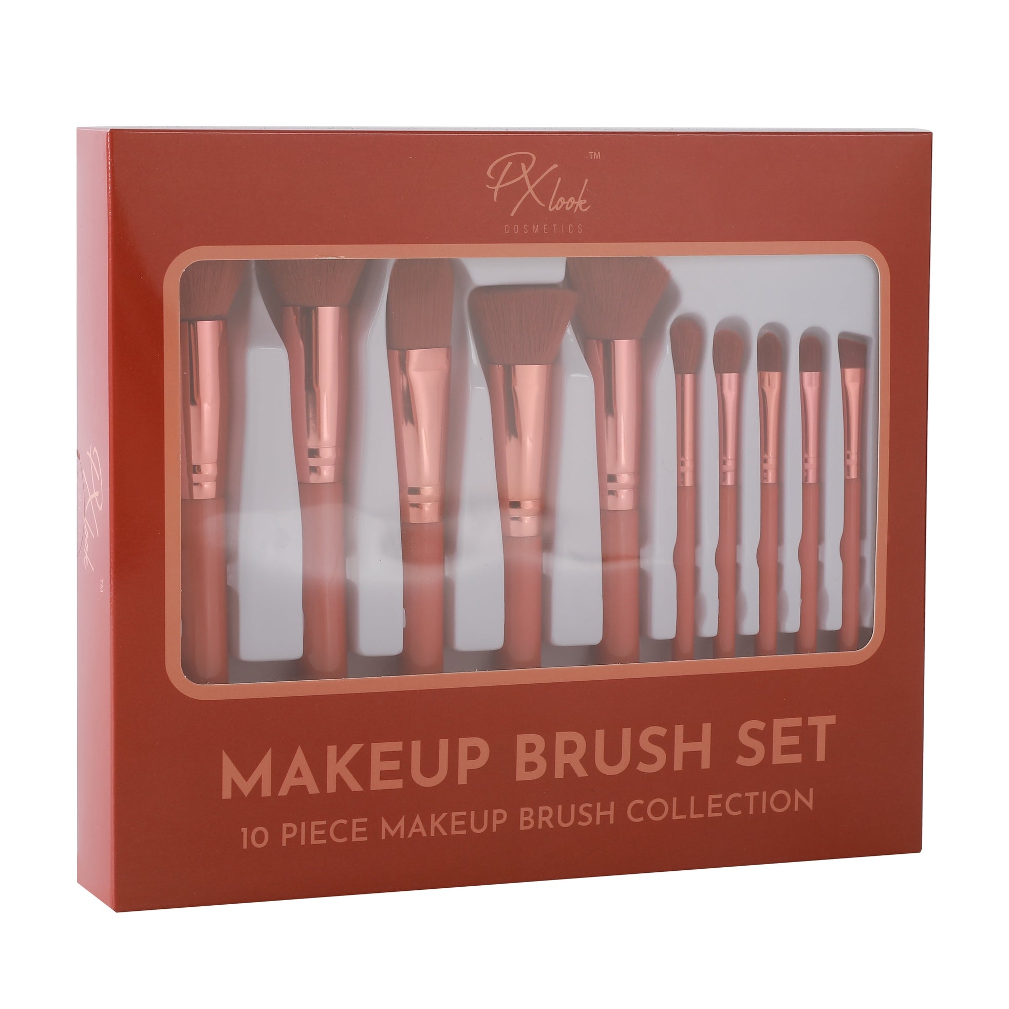 Makeup Brush Set - 10 Piece Makeup Brush Collection