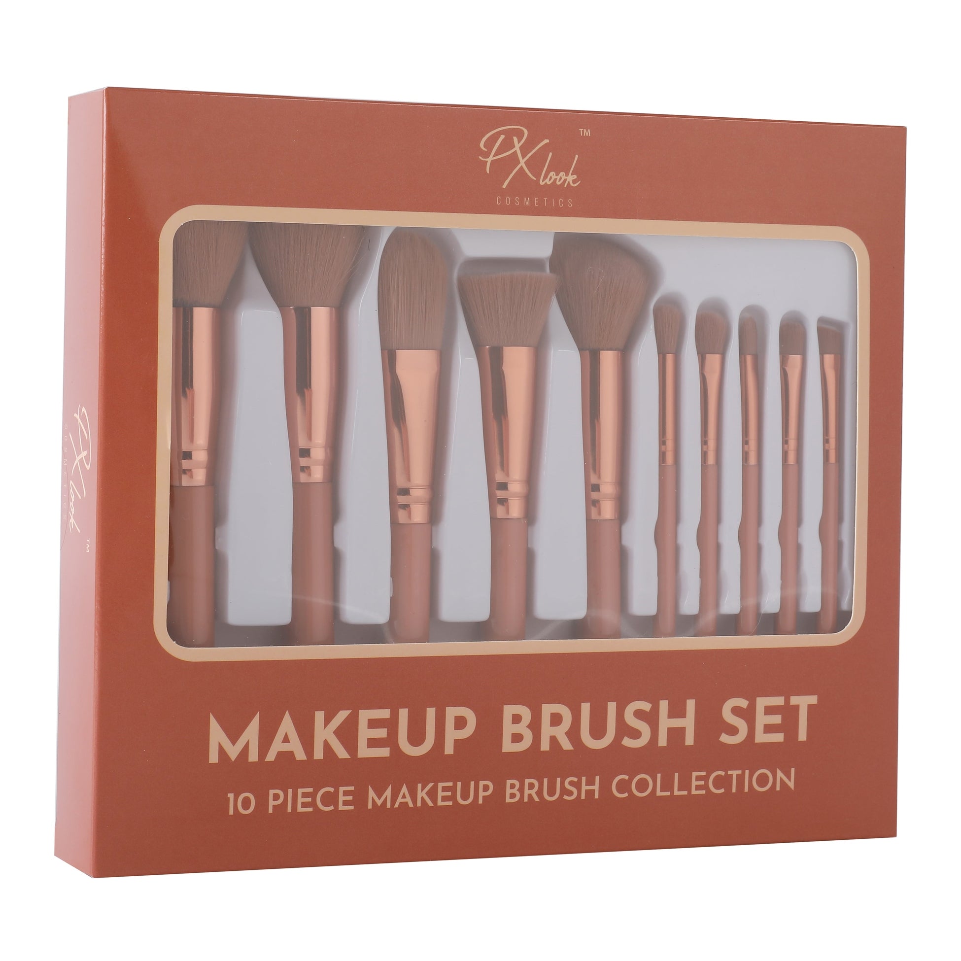 Makeup Brush Set - 10 Piece Makeup Brush Collection