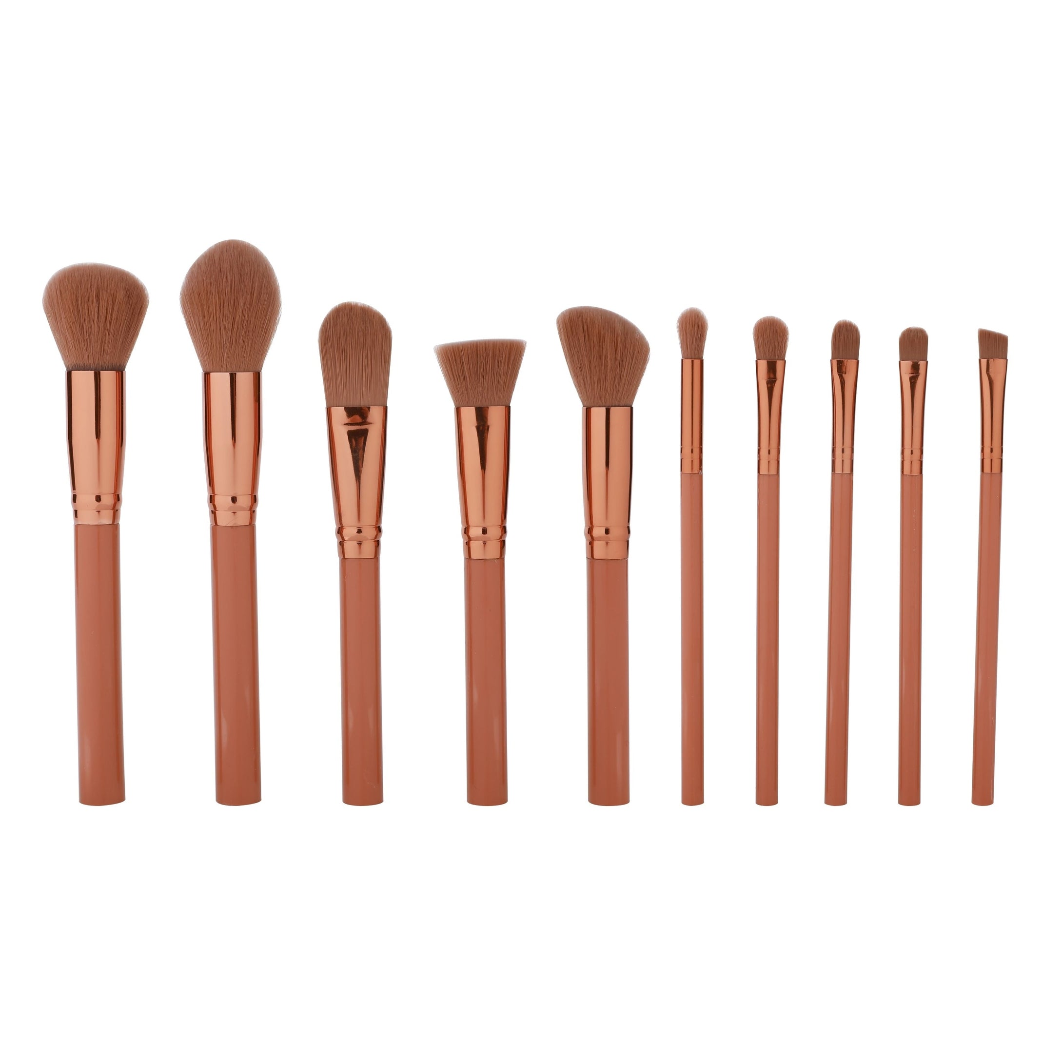 Makeup Brush Set - 10 Piece Makeup Brush Collection