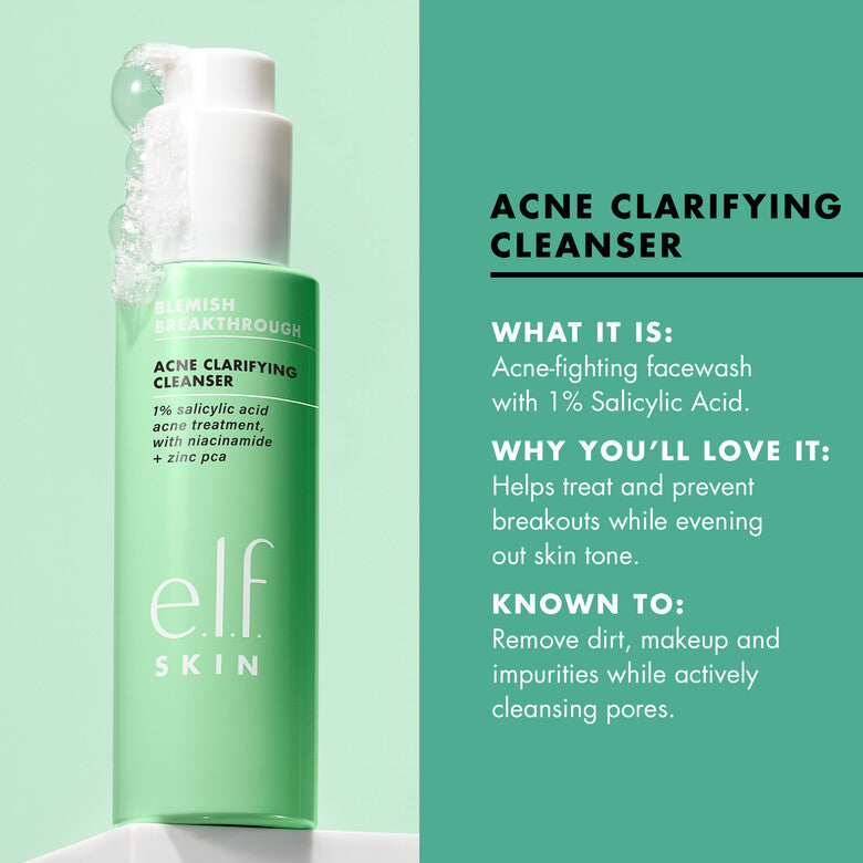 e.l.f. Blemish Breakthrough Acne Clarifying Cleanser