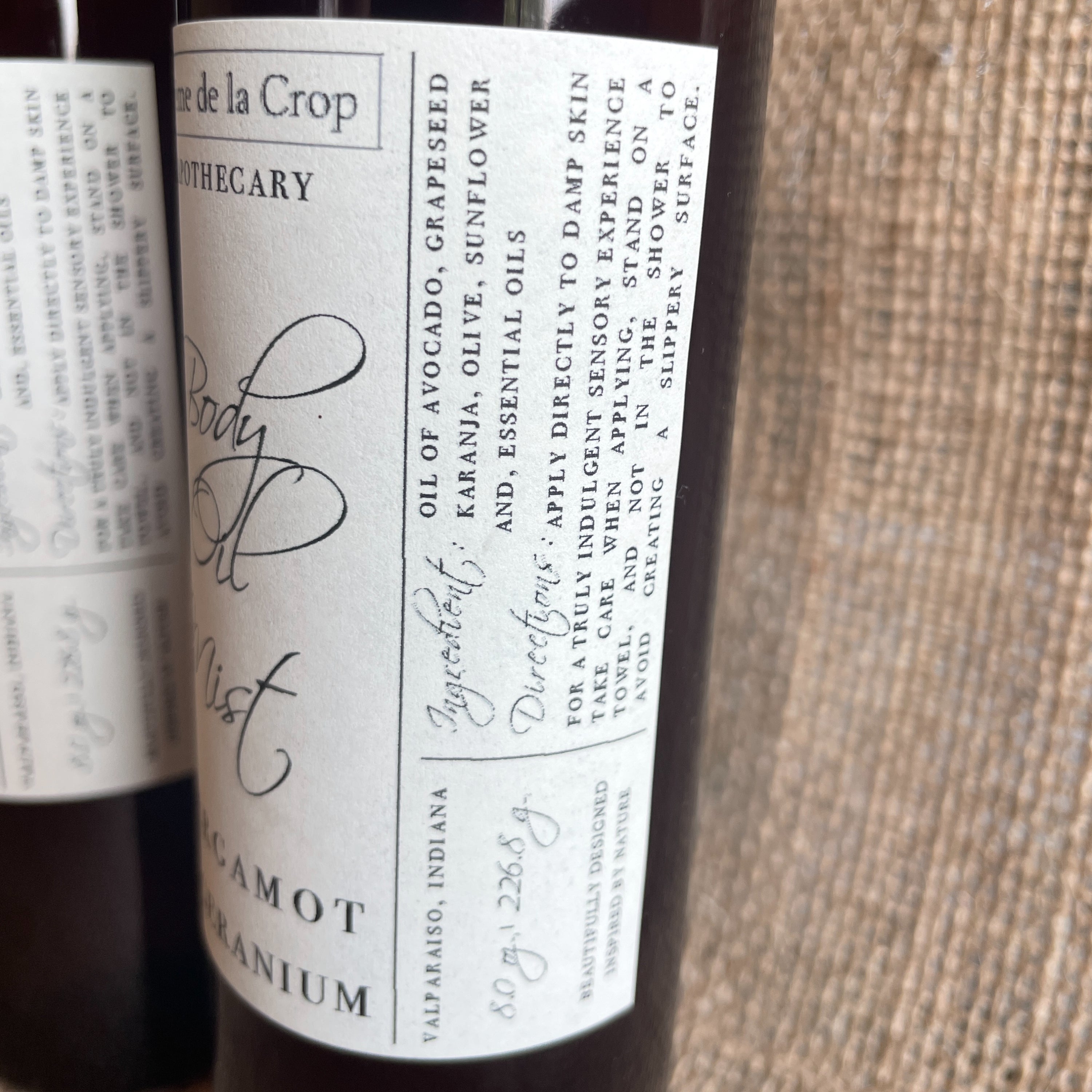 Body Oil Mist - Essential Oils or Naked