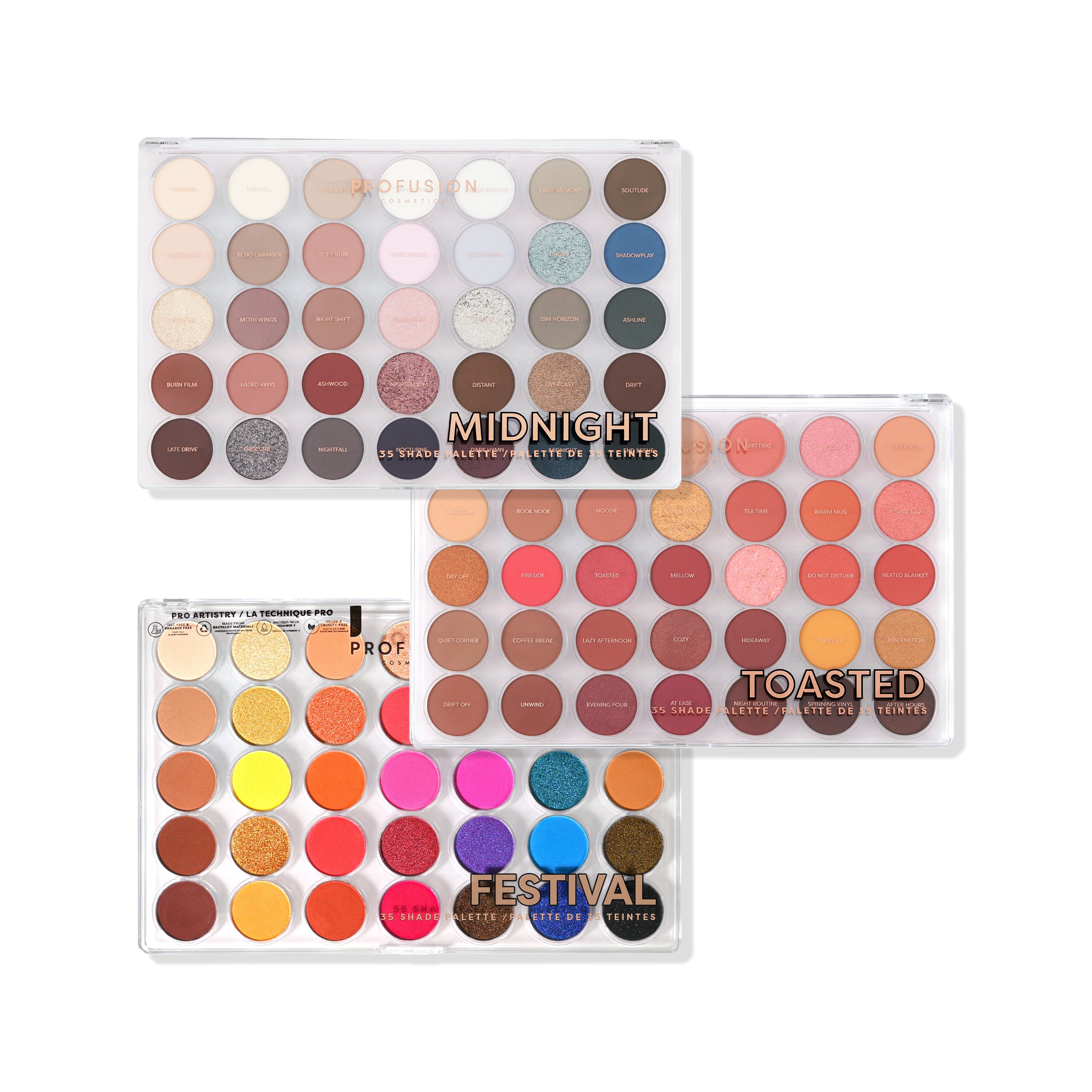PROFUSION Pro Aritistry 35 Shade Palettes