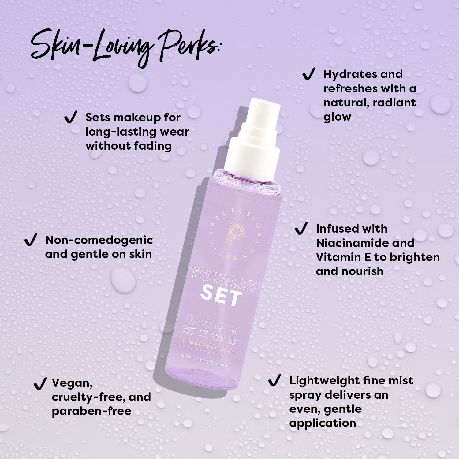 PROFUSION Totally Set Illuminating Setting Mist