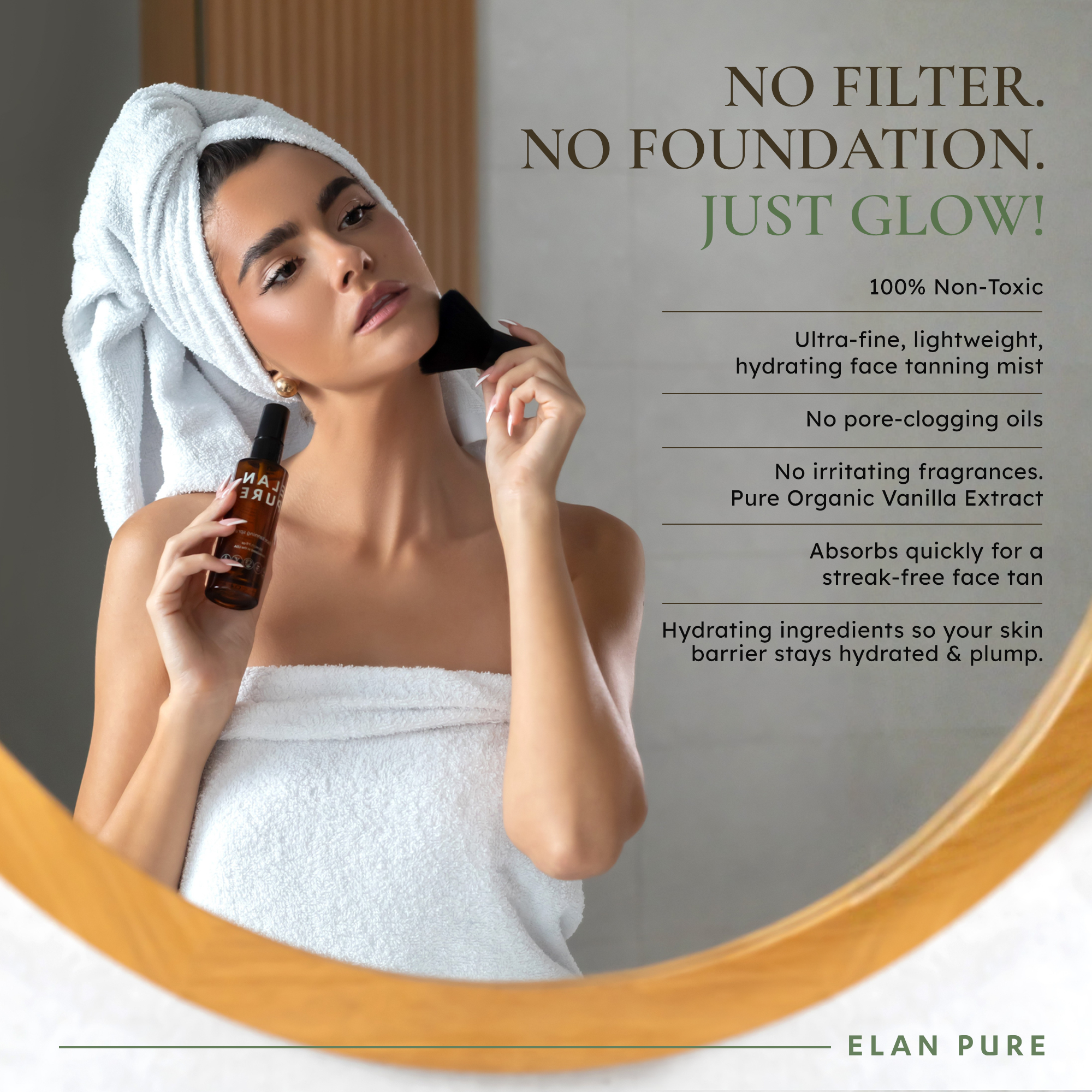 ELAN PURE face Tanning Mist