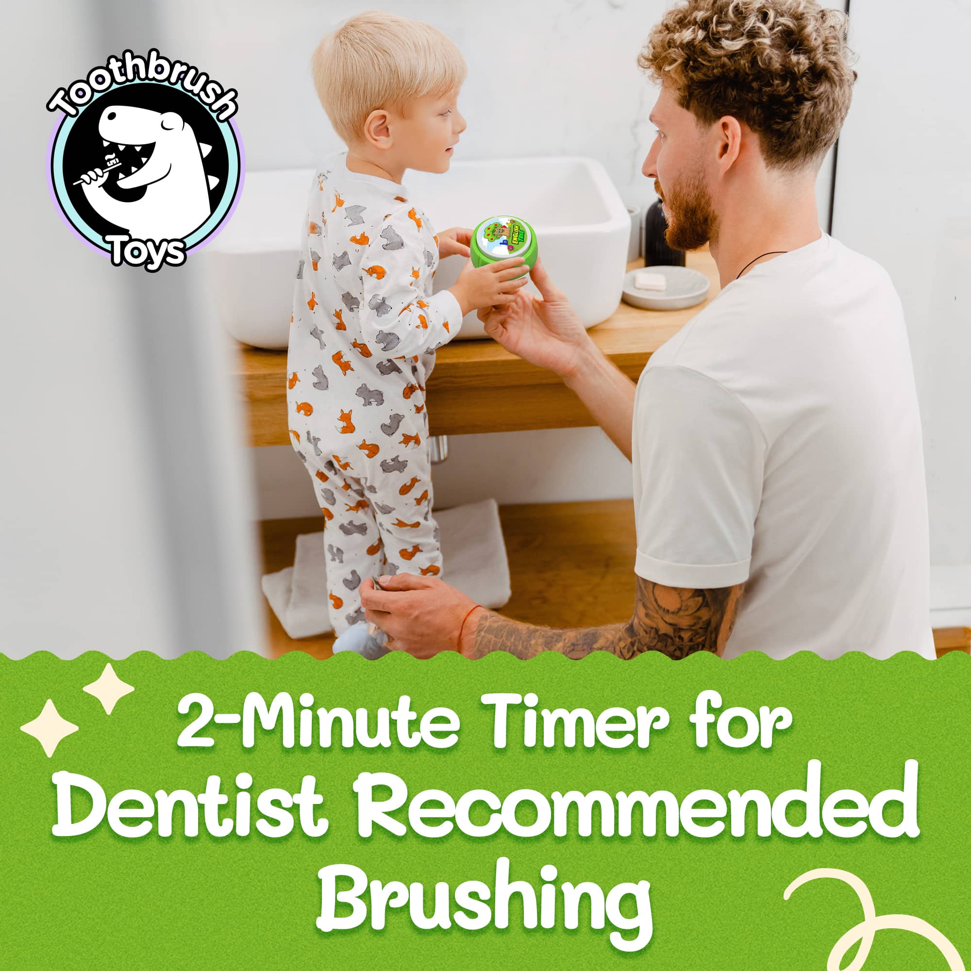 English Tree® Kids Toothbrush Timer With Music by Toothbrush Toys
