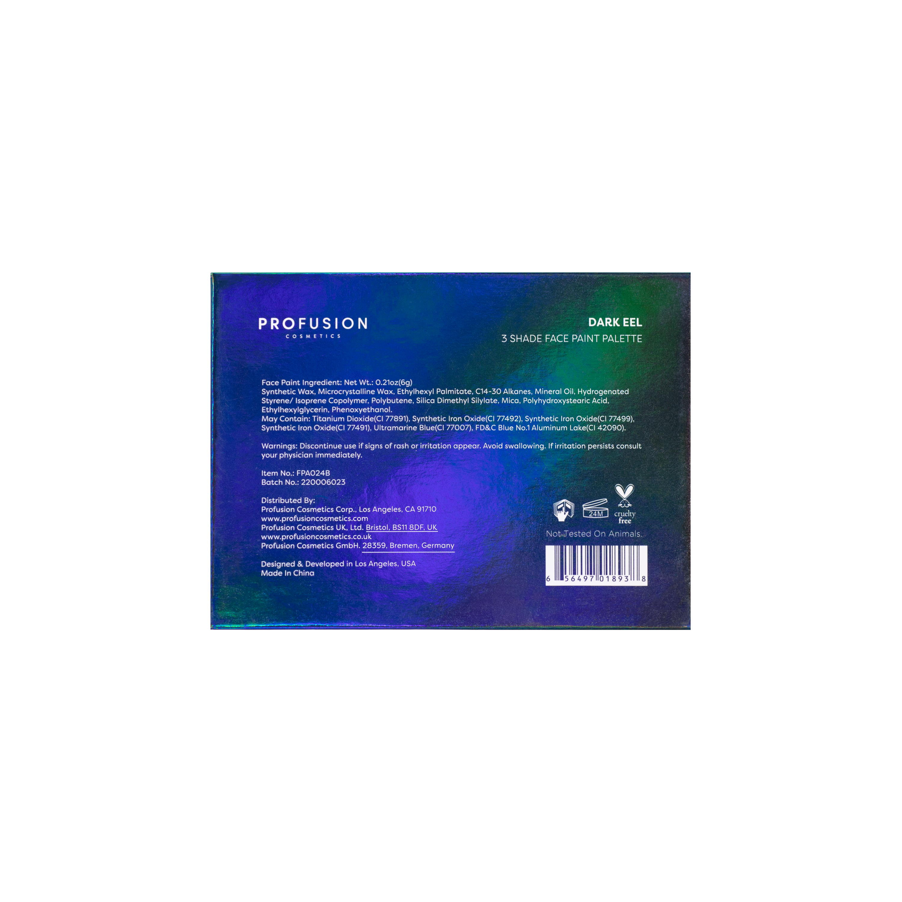 PROFUSION Sea Witch Face Paint  - Death Grip
