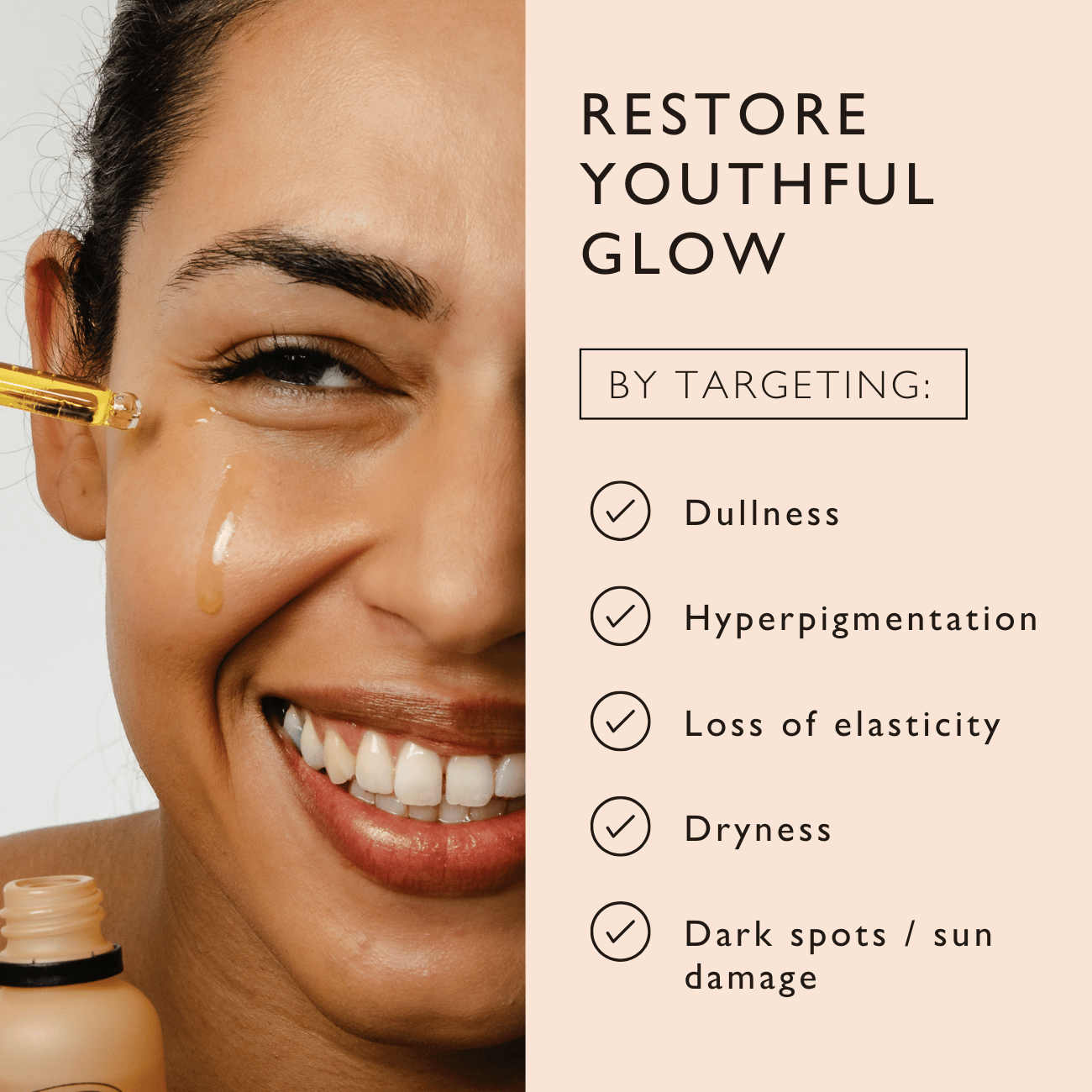 UPCIRCLE Organic Face Oil with Coffee Extract - Travel Size