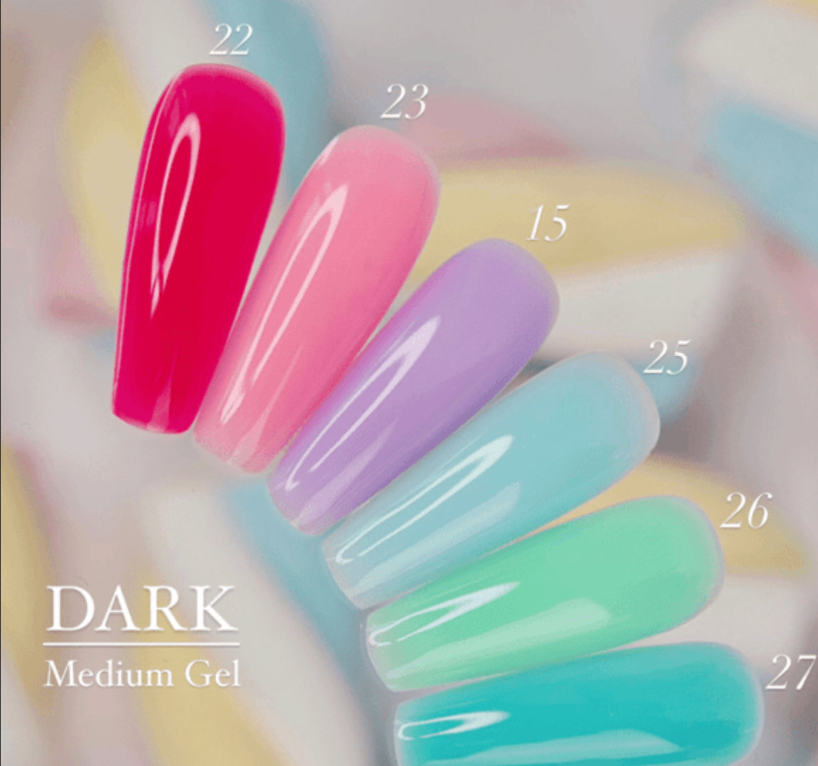 DARK MEDIUM GEL №27, 15 ML (WITHOUT BRUSH) DMG2715